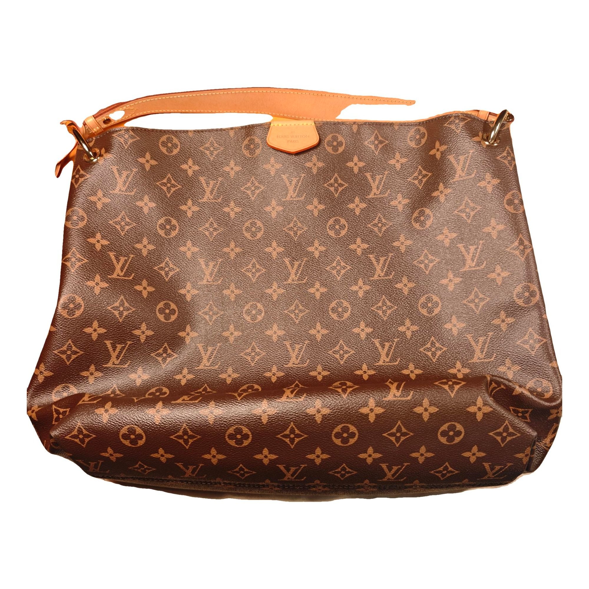 Graceful leather handbag