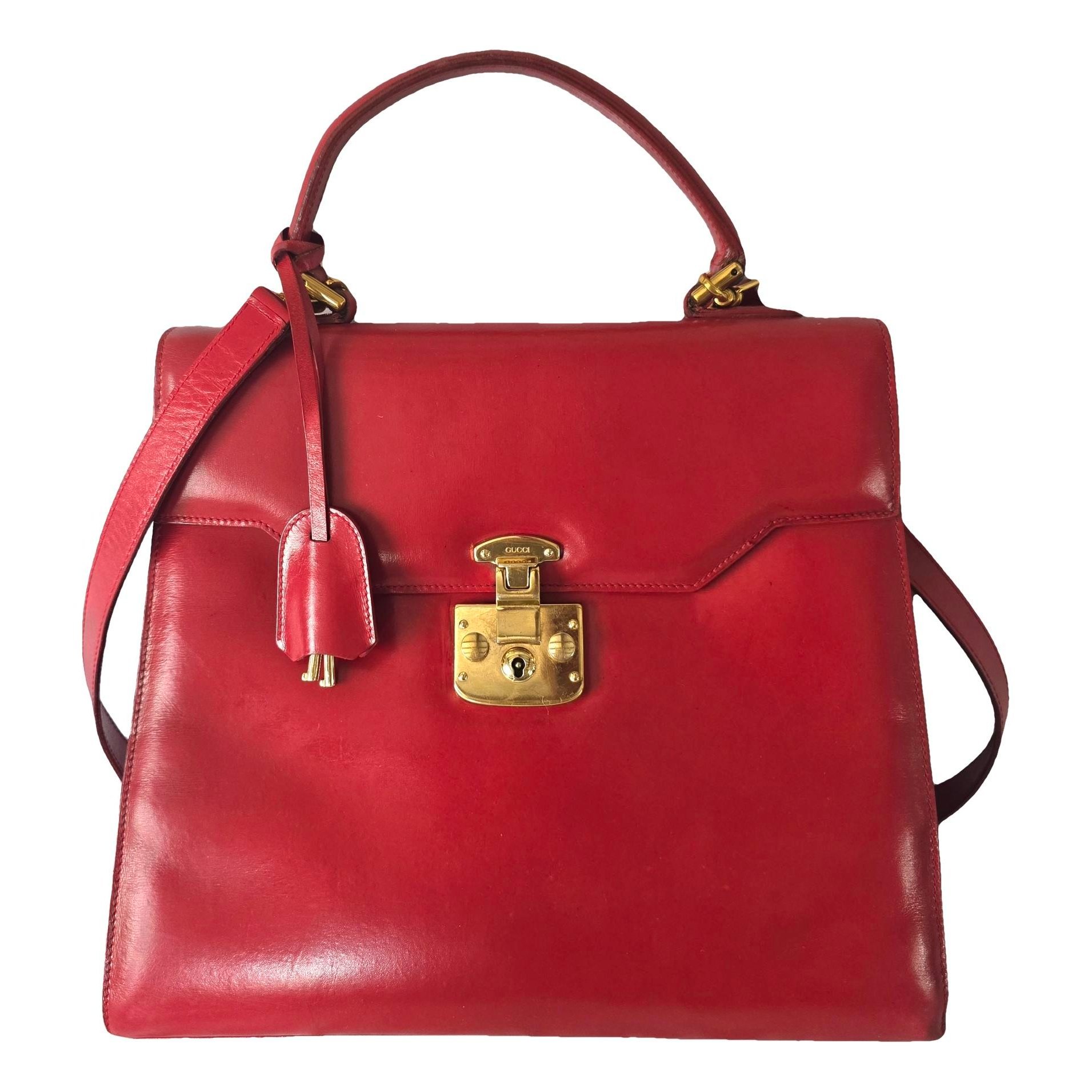 Lady Lock leather handbag