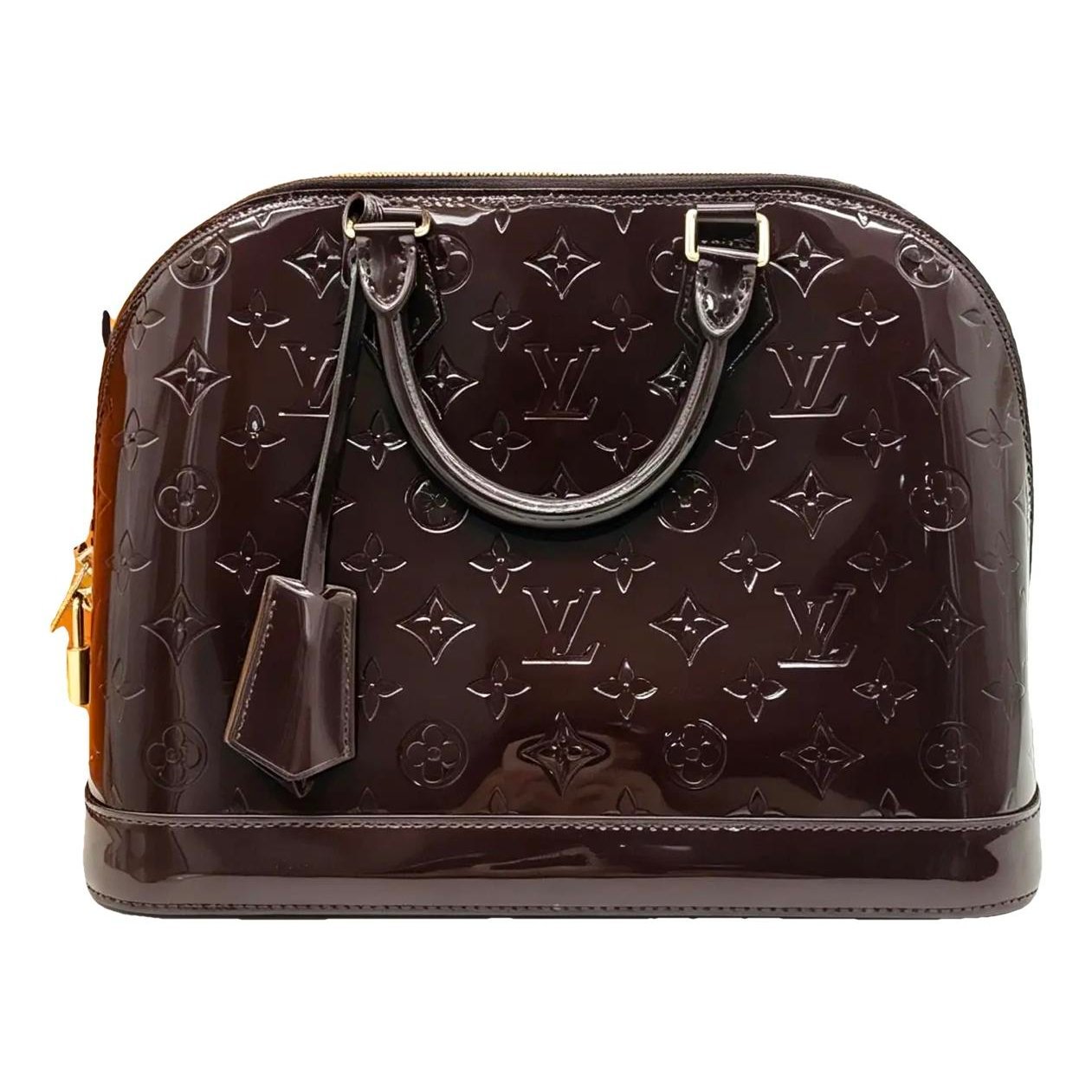 Alma patent leather handbag