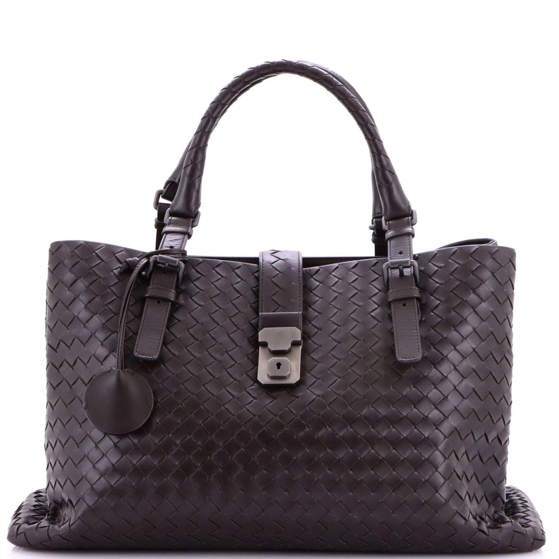 Leather tote