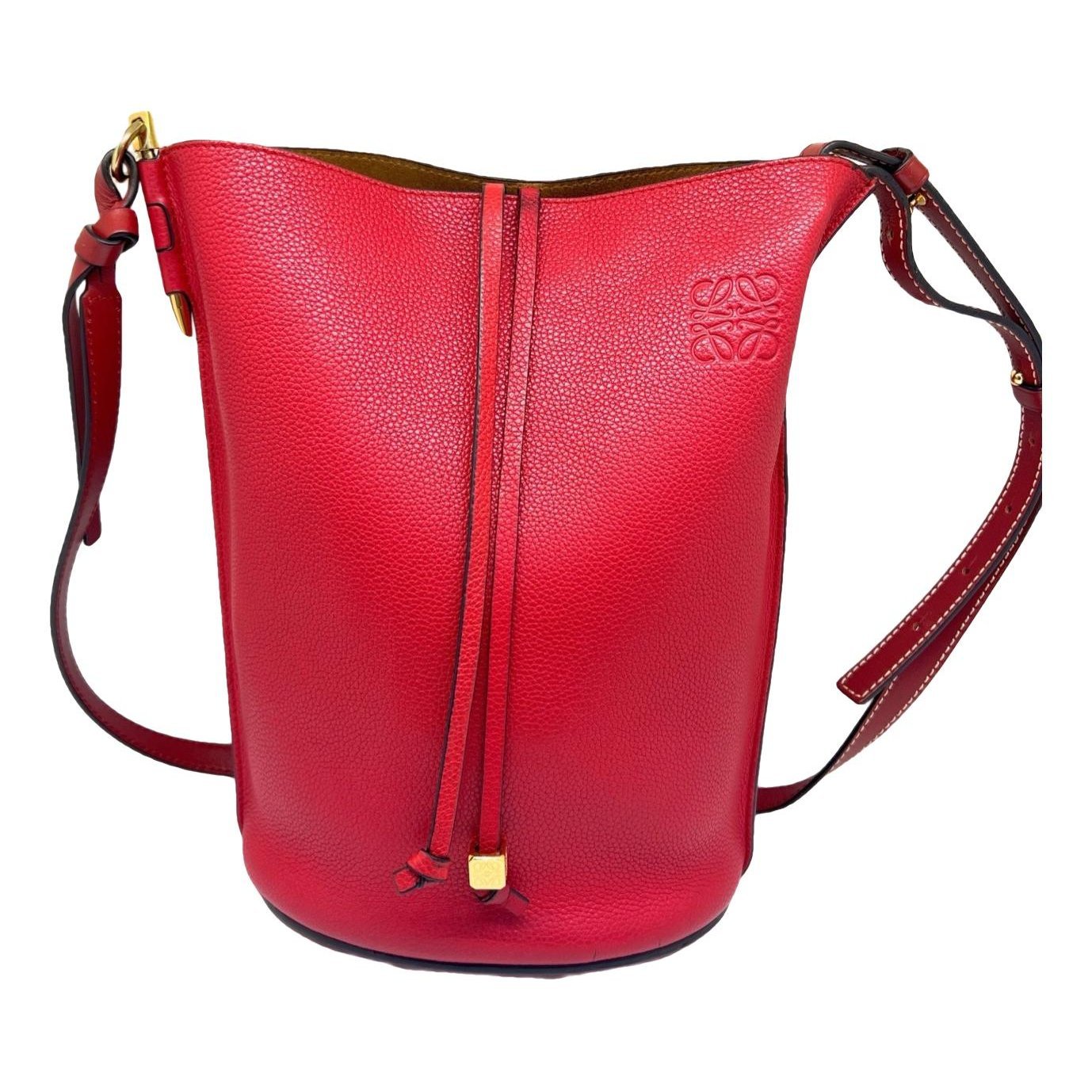 Gate Bucket leather handbag
