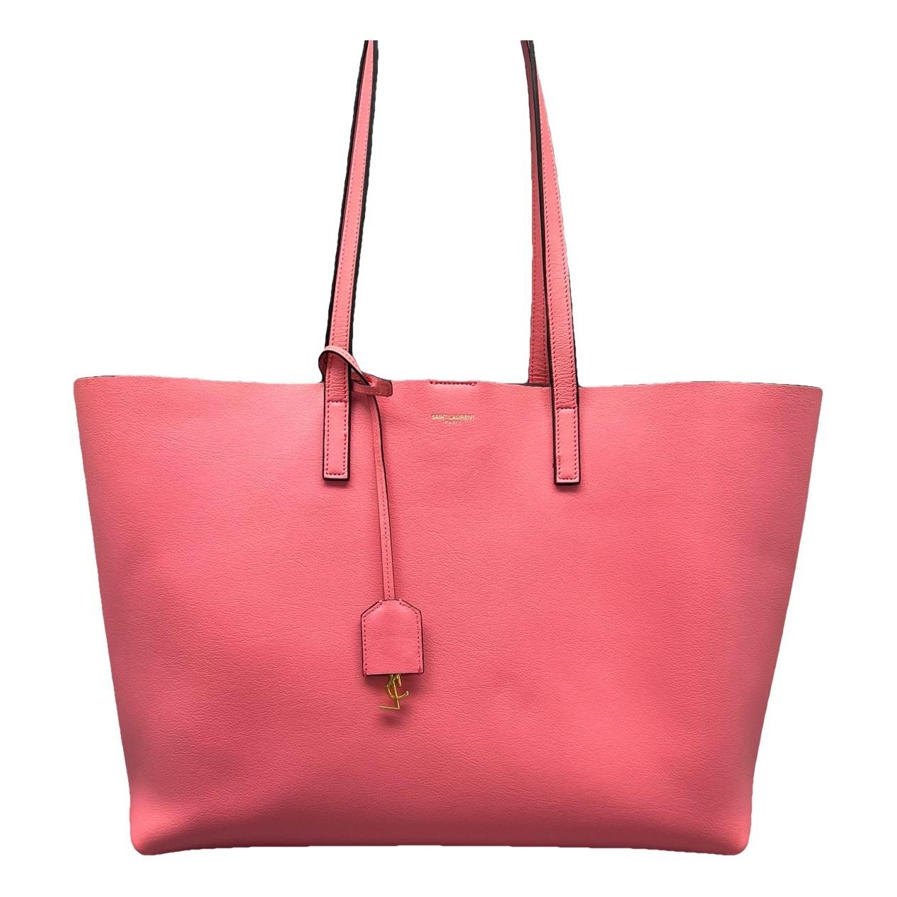 Shopping leather handbag