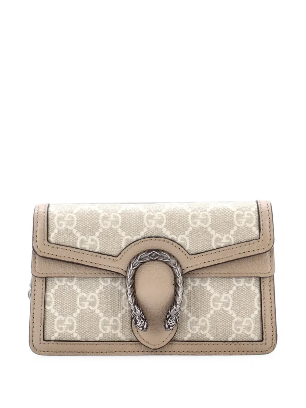 Dionysus Bag GG Coated Canvas with Leather Super Mini crossbody bag