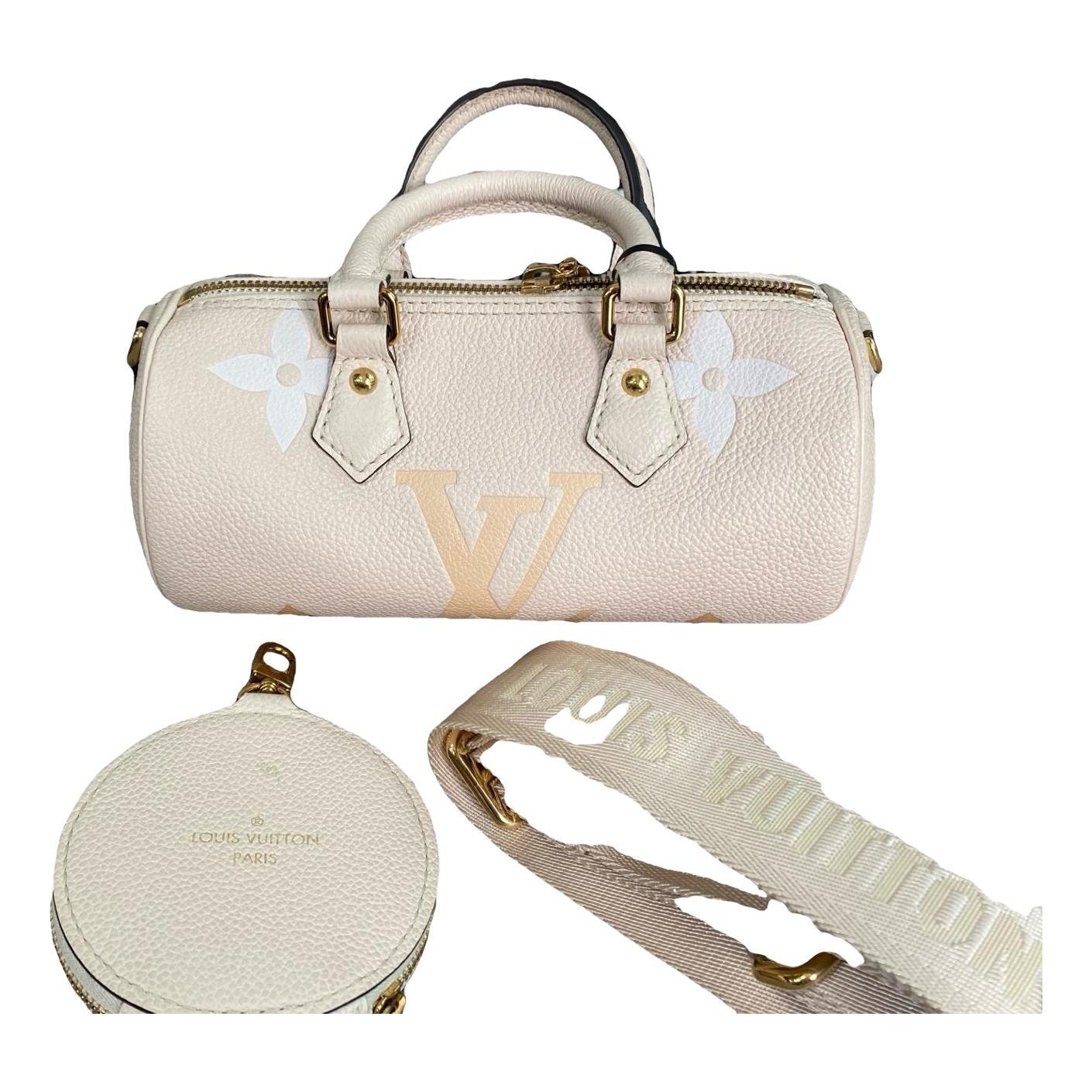 Papillon BB leather handbag