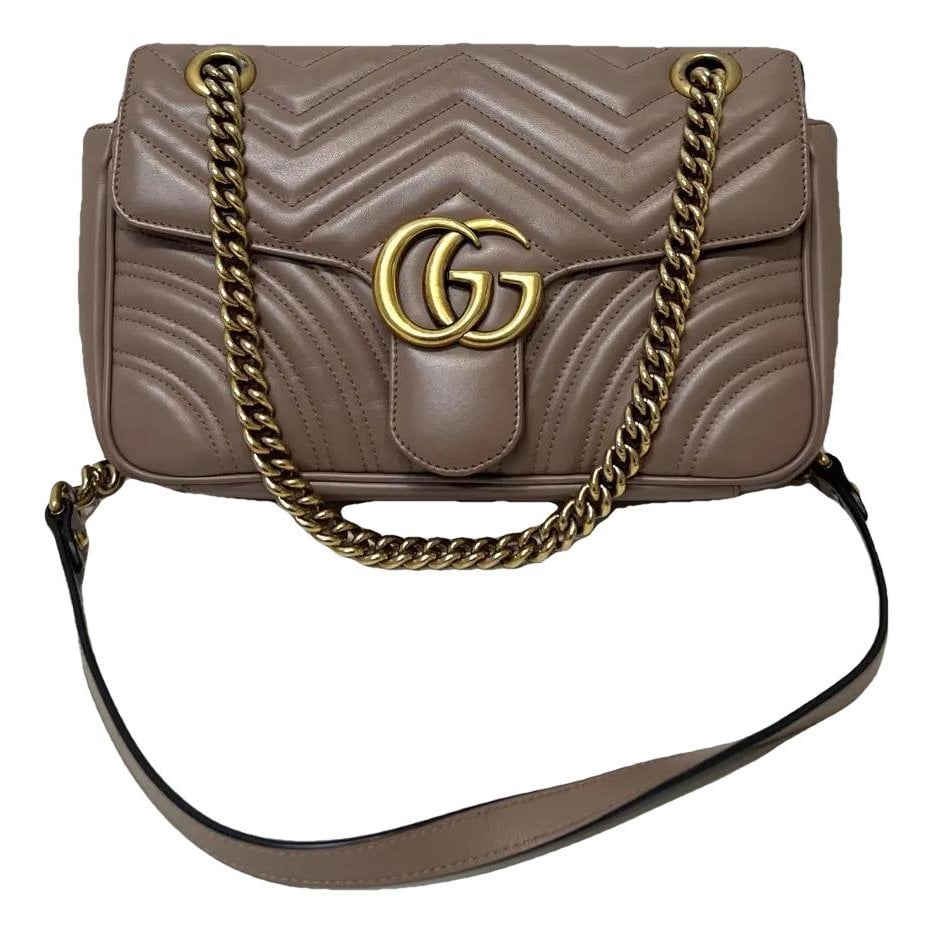 GG Marmont Flap leather crossbody bag
