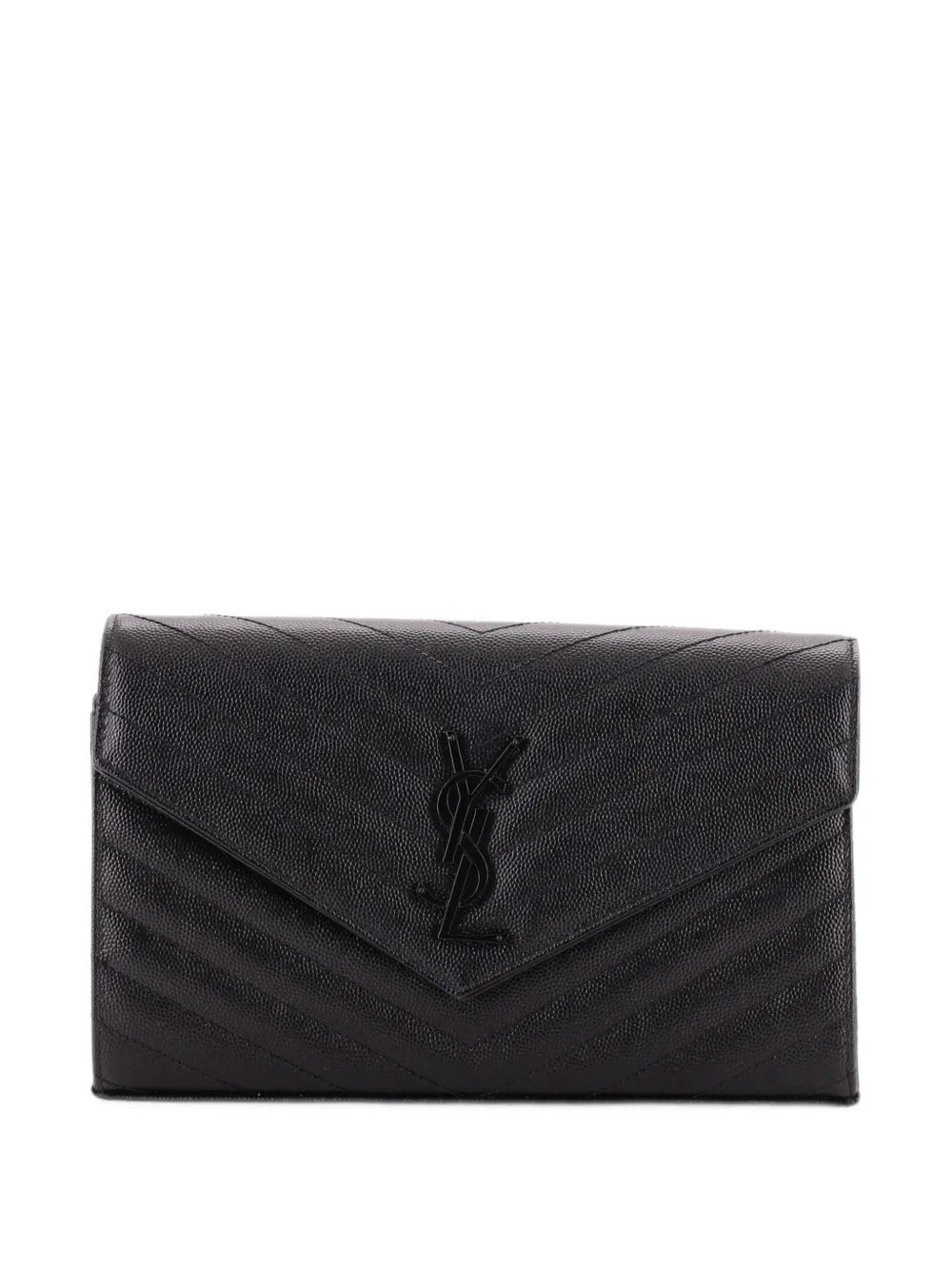 Classic Monogram Wallet on Chain Matelasse Chevron Leather Medium crossbody bag