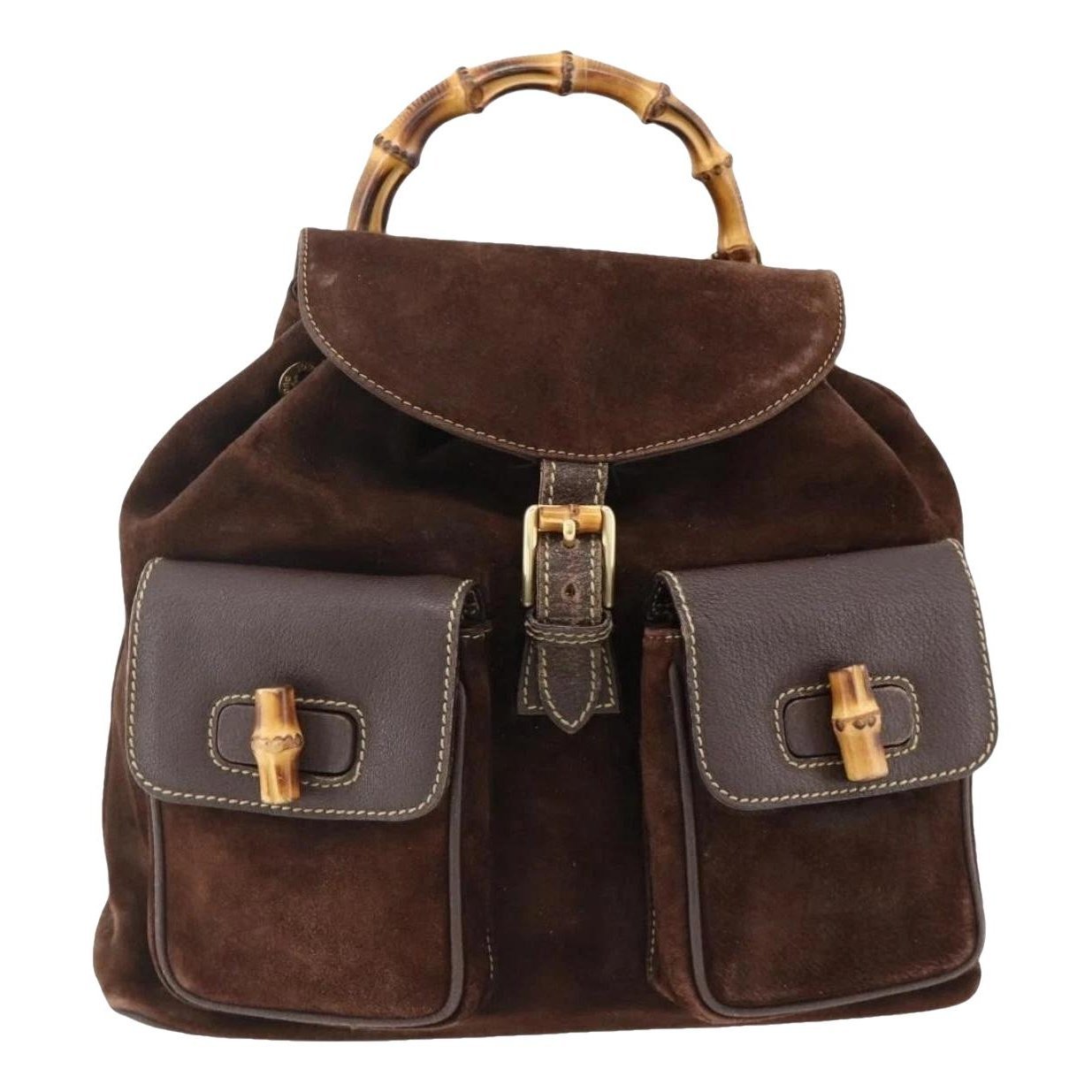 Leather backpack