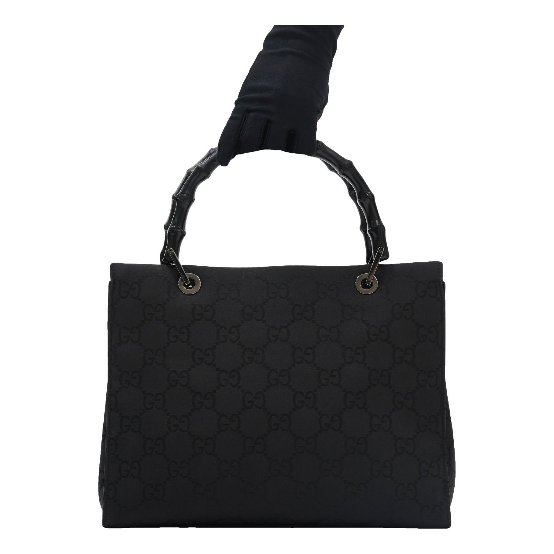Vintage Bamboo cloth handbag