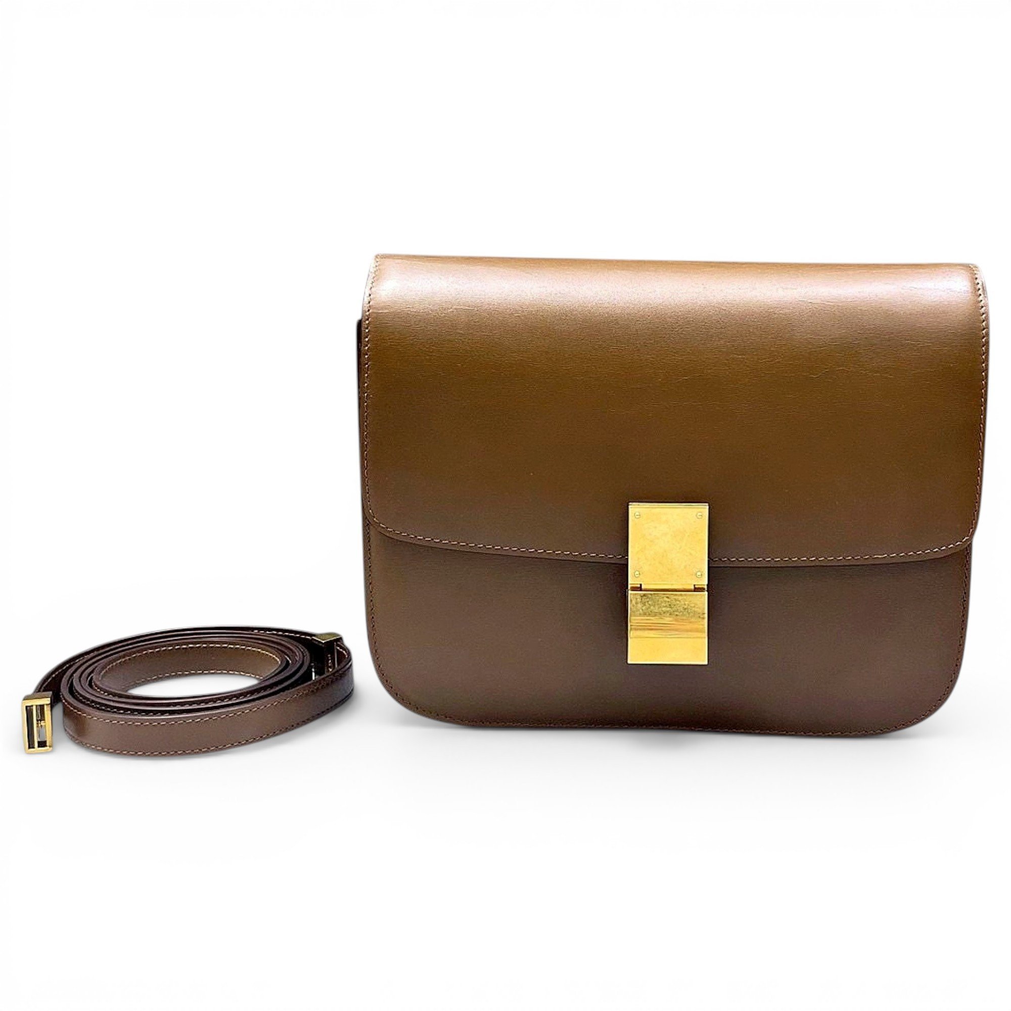 Classic leather handbag
