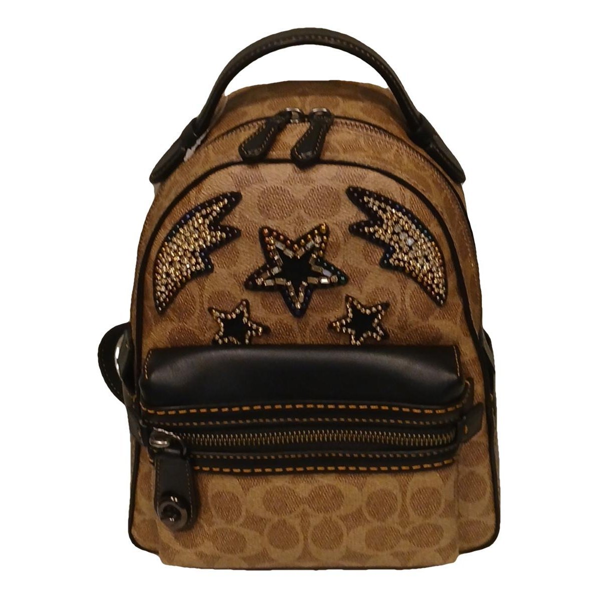 Campus leather backpack
