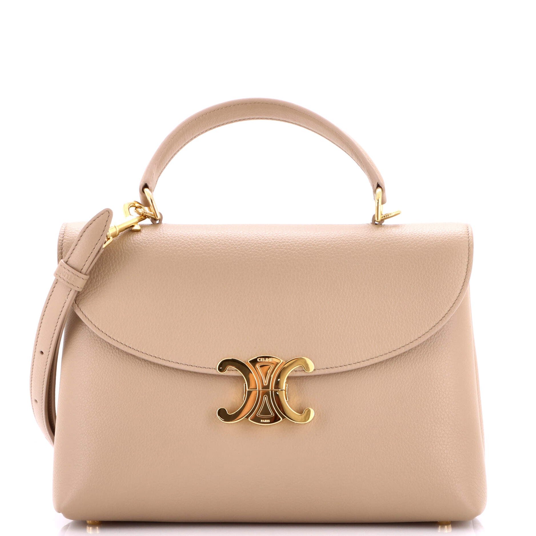 Nino Top Handle Bag Leather Medium