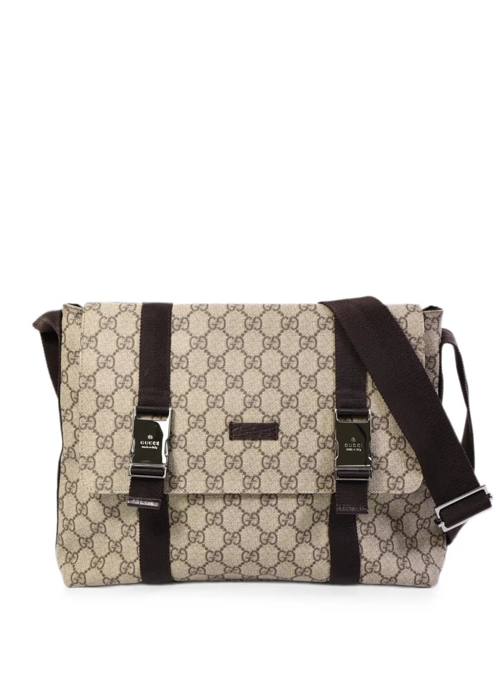 GG Supreme buckle-fastening shoulder bag