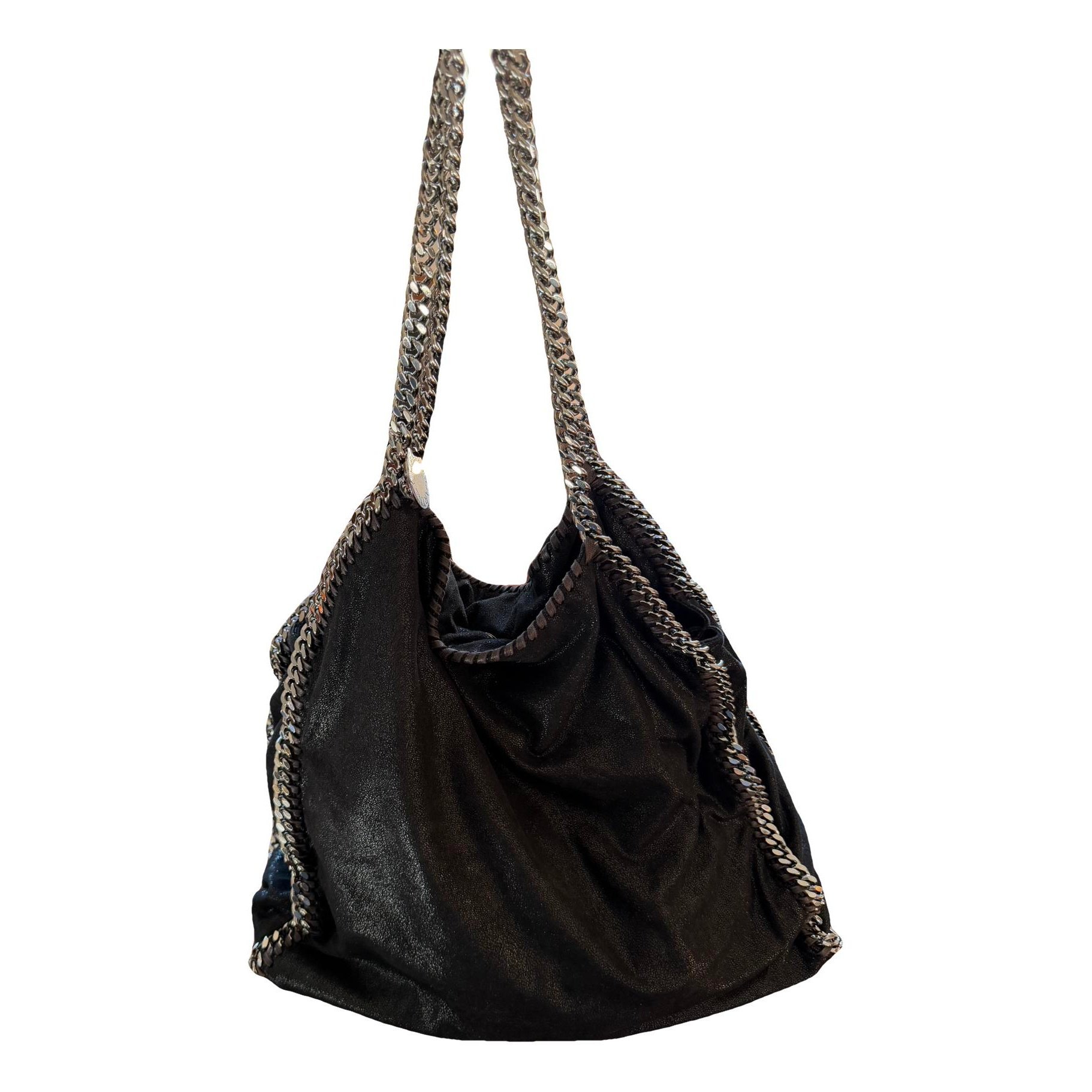 Falabella patent leather tote