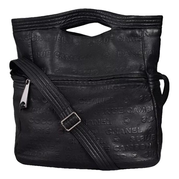Leather tote