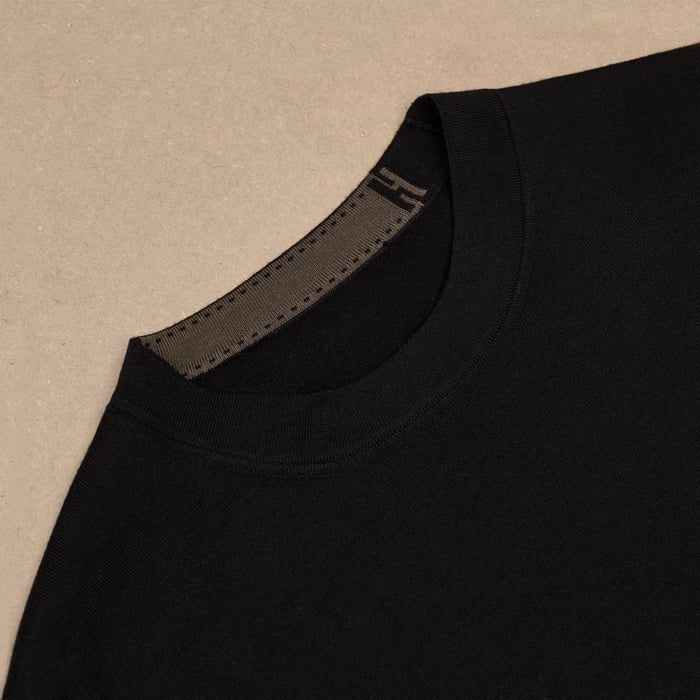Noir "Detail H" Crewneck Sweater