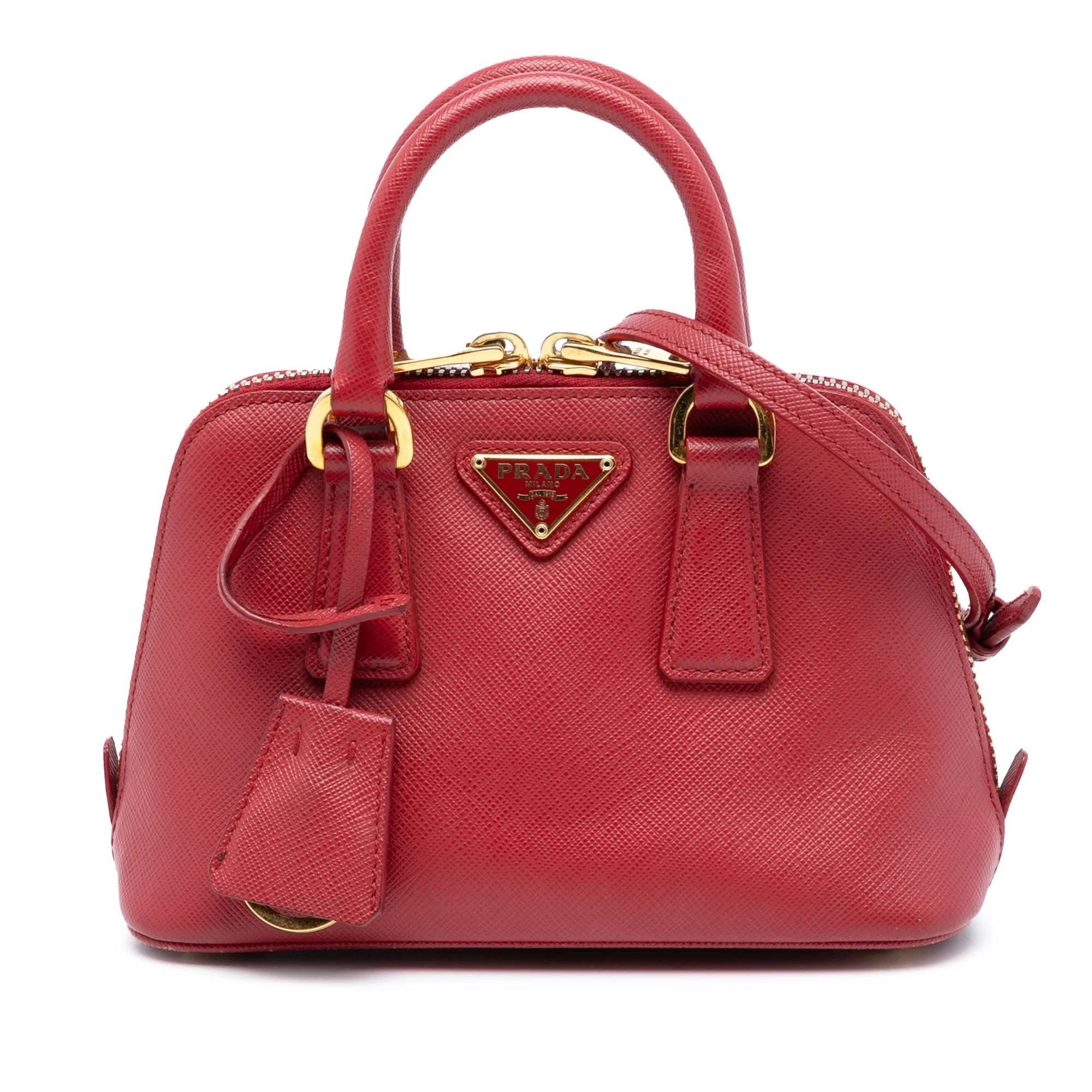 Promenade leather satchel