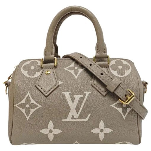 Nano Speedy / Mini HL leather handbag