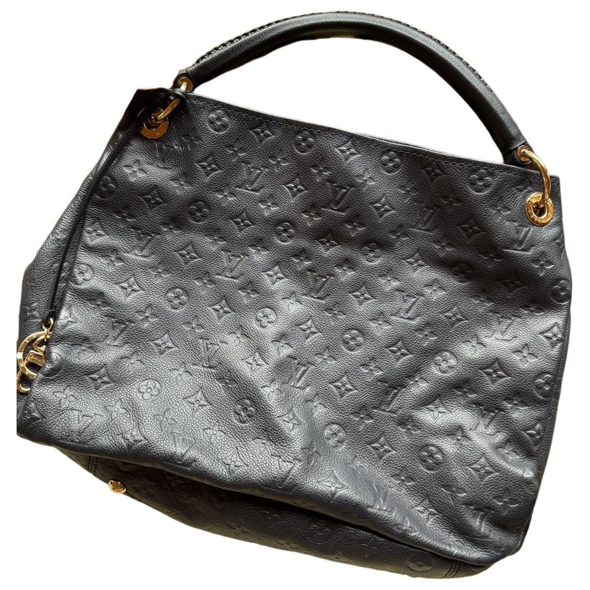 Artsy leather handbag