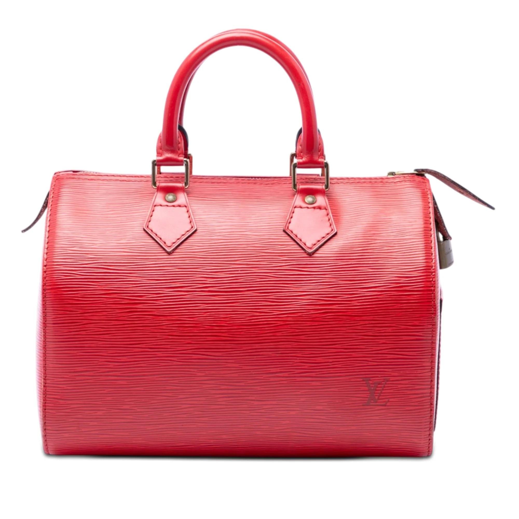 Speedy leather handbag