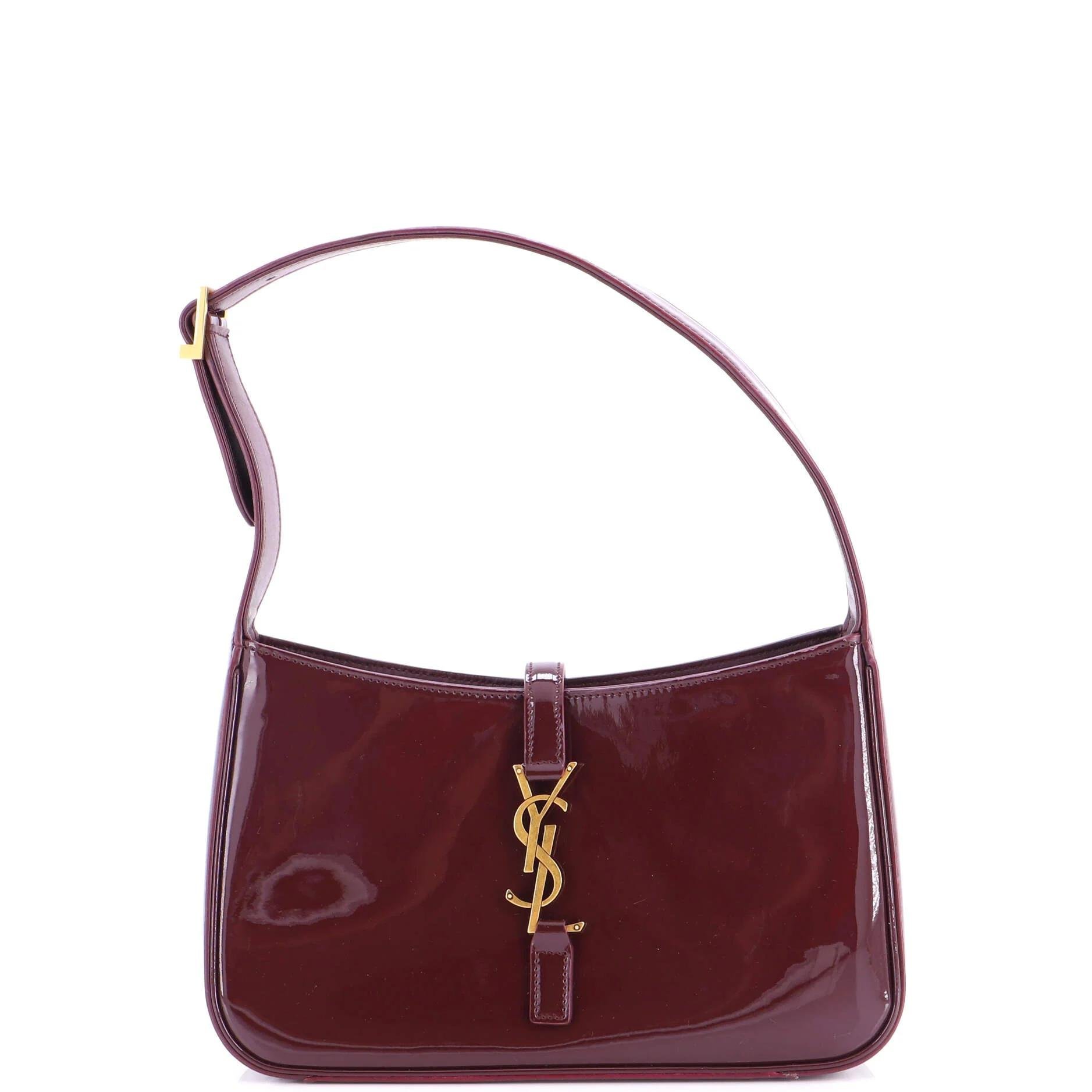 Patent leather handbag