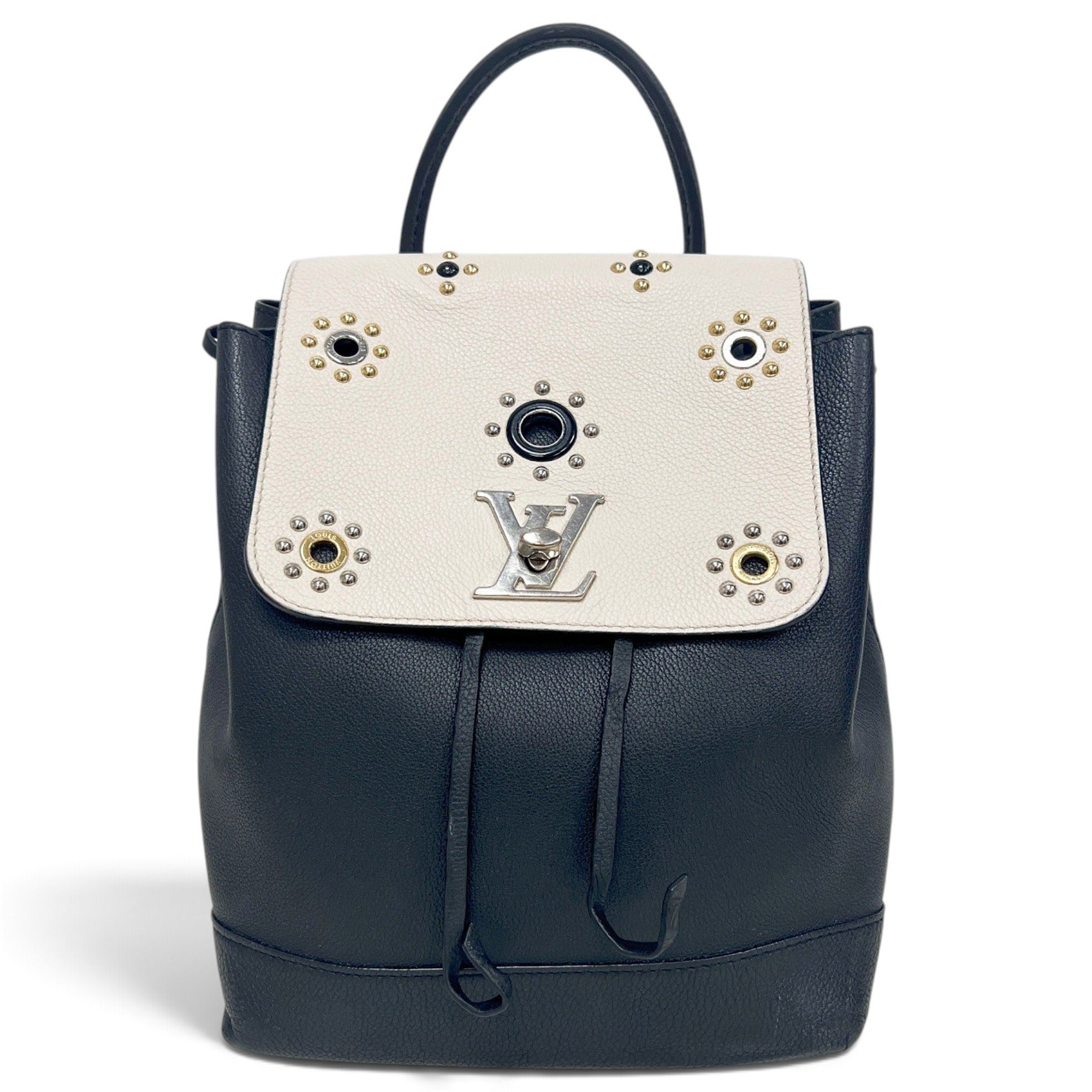 Lockme leather backpack