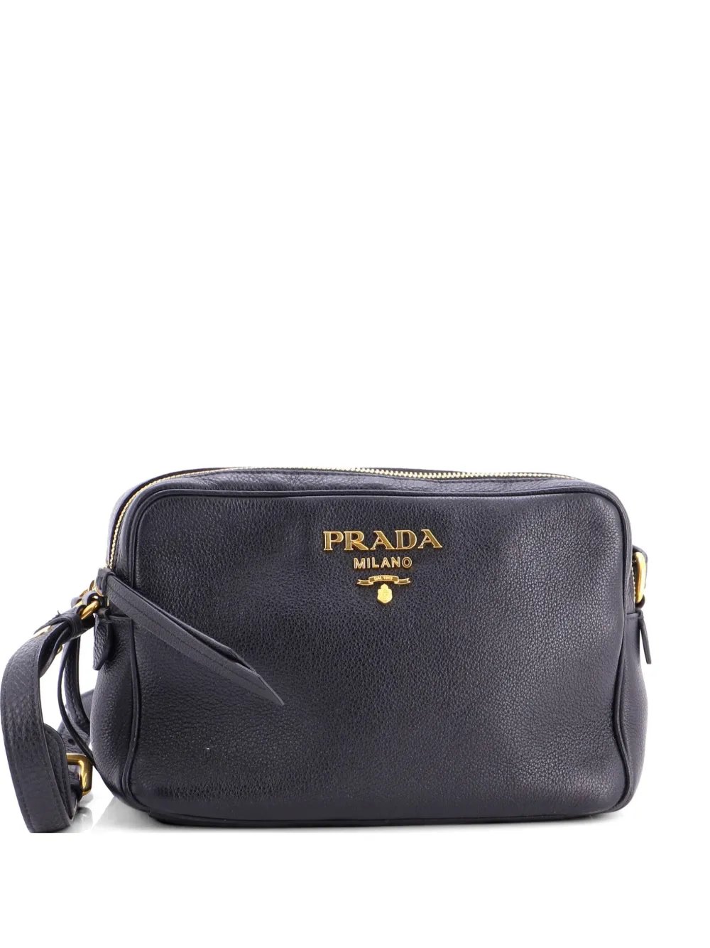 Double Zip Camera Bag Vitello Phenix Medium crossbody bag