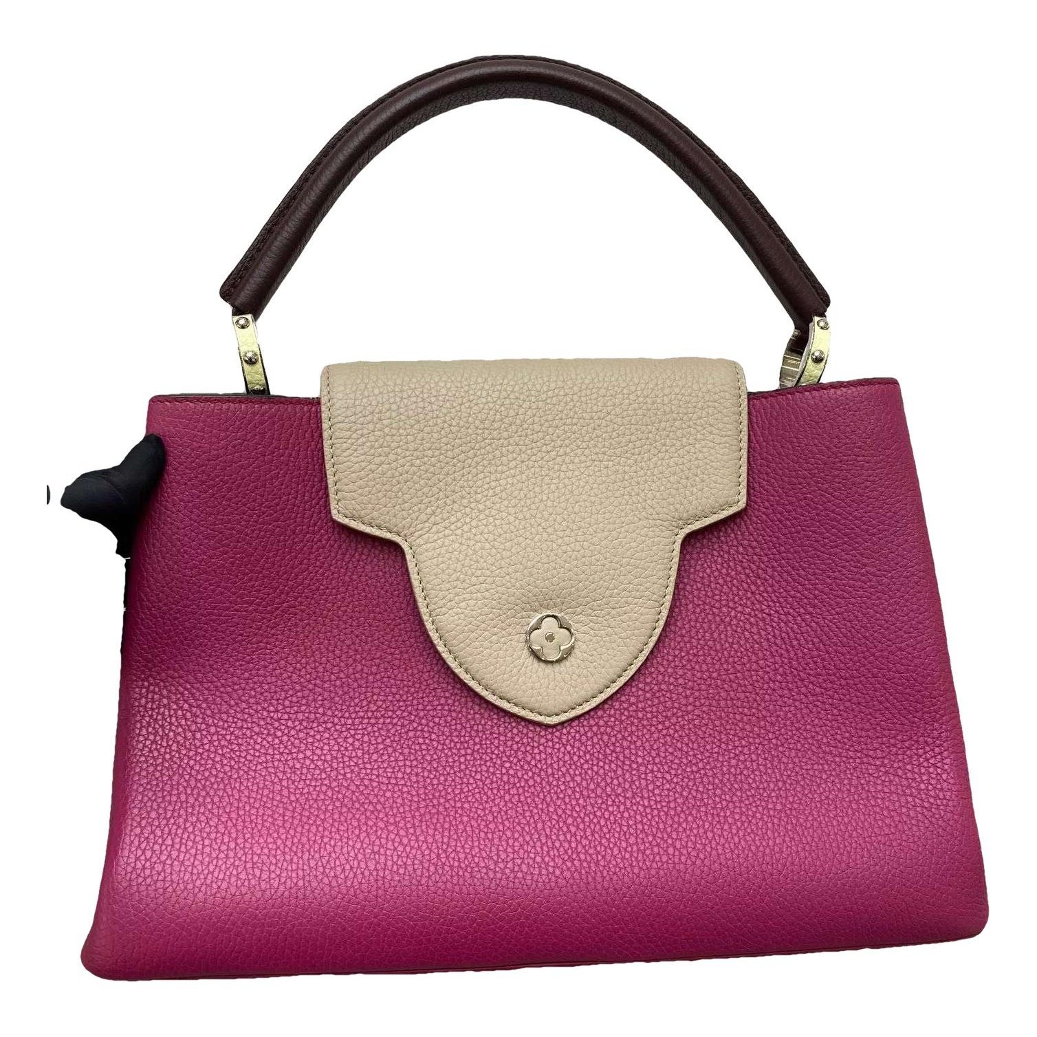Capucines leather handbag