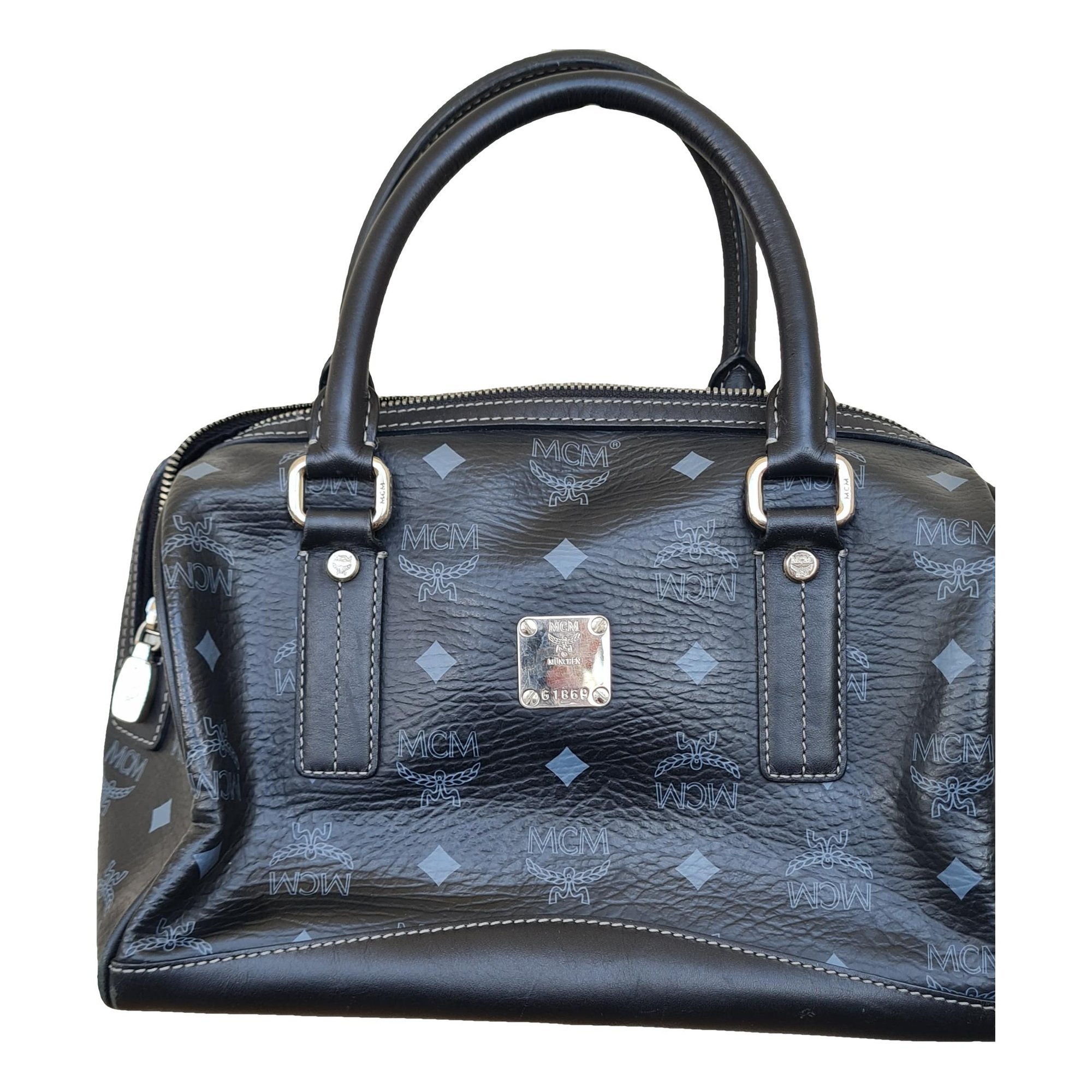 Boston leather handbag