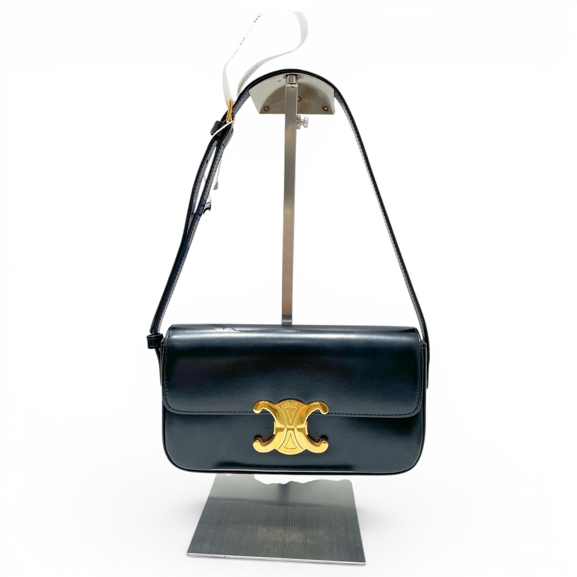 Triomphe leather handbag