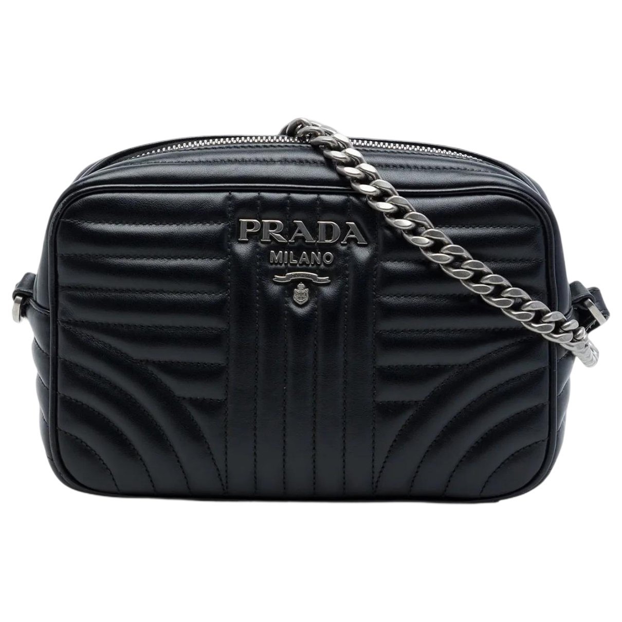 Diagramme leather crossbody bag