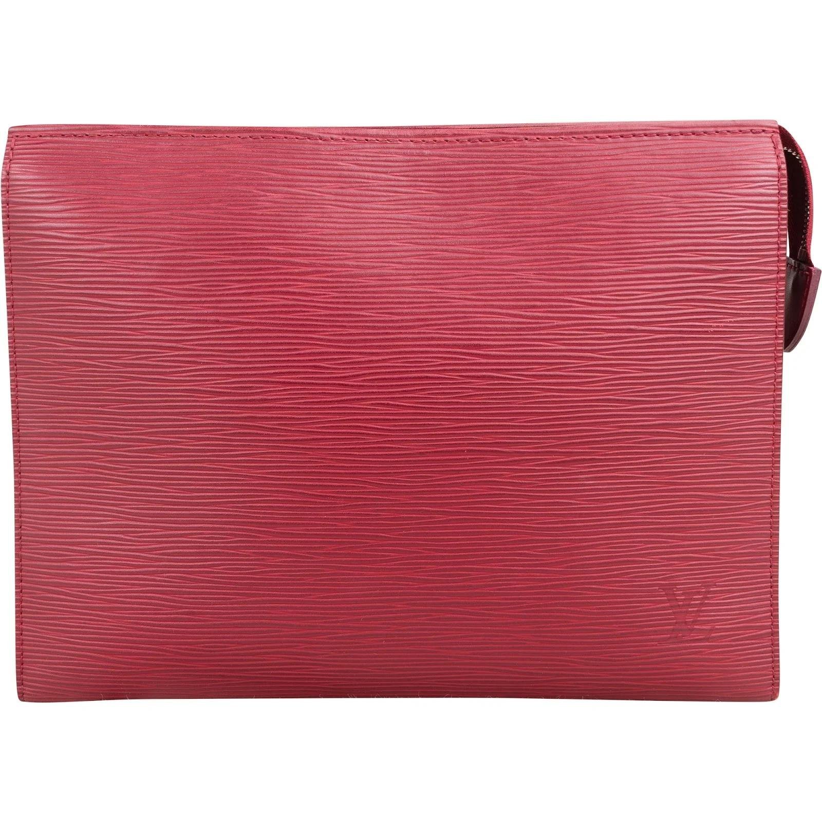 Poche toilette leather vanity case