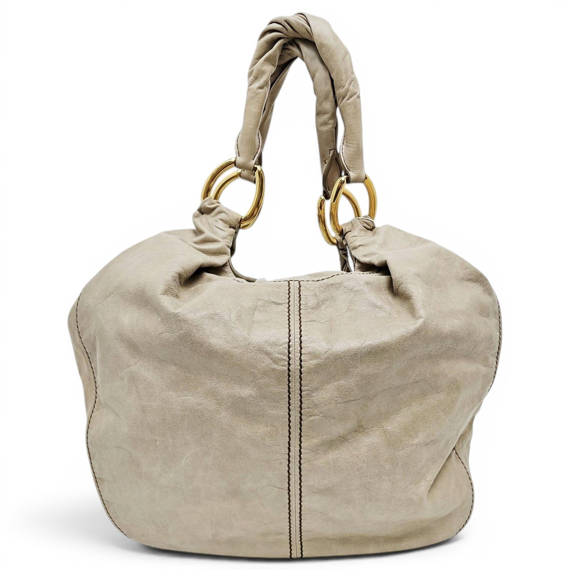 Leather handbag