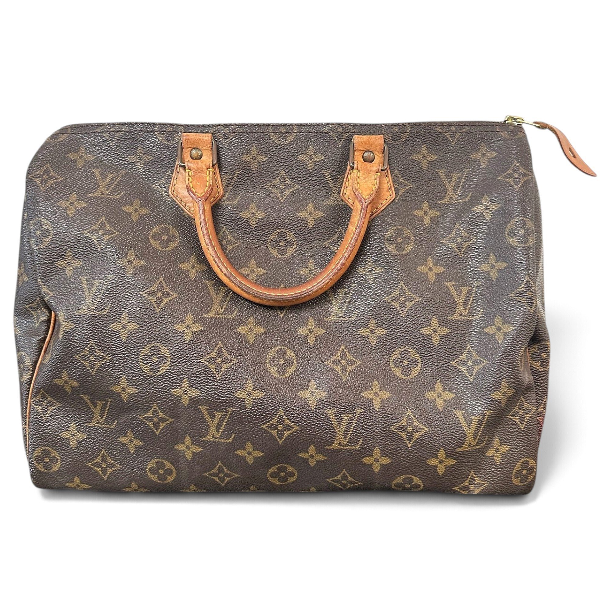Speedy leather handbag