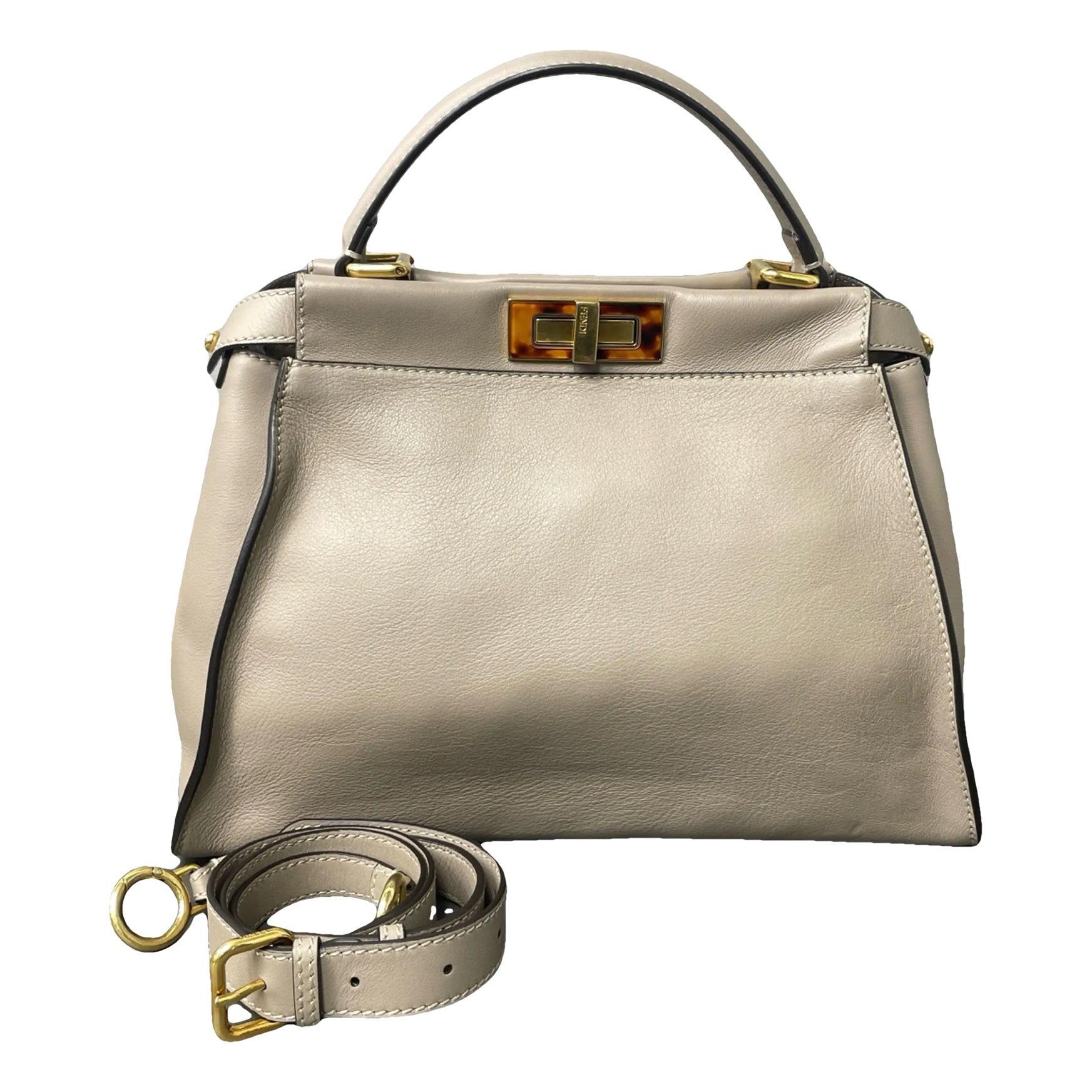 Peekaboo leather crossbody bag