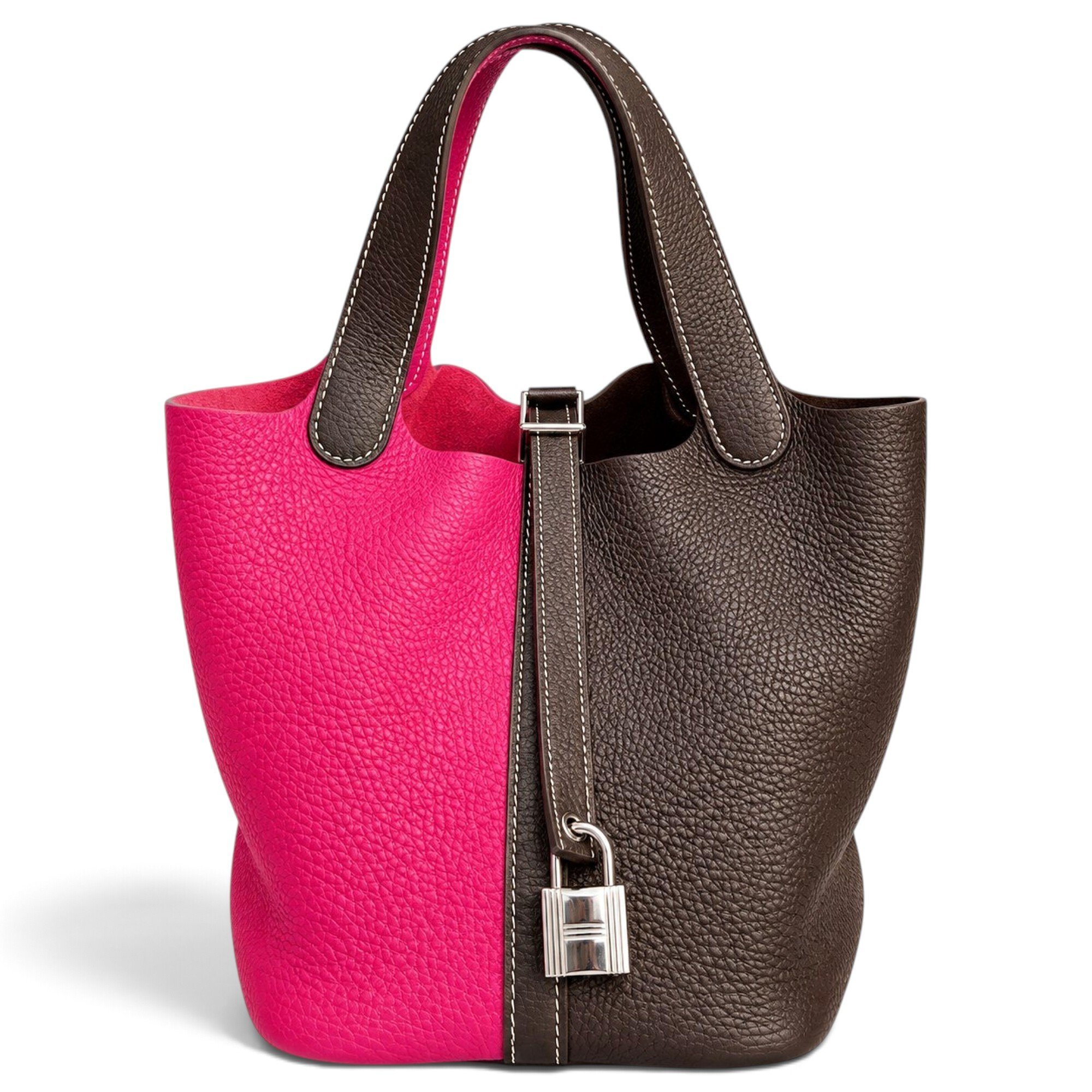 Hermes In The Loop Handbag Clemence Leather