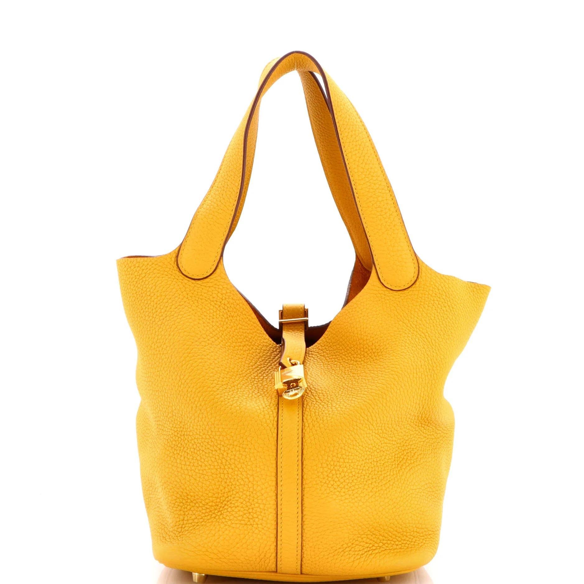 Hermes Picotin 22 Handbag Clemence Leather 2018