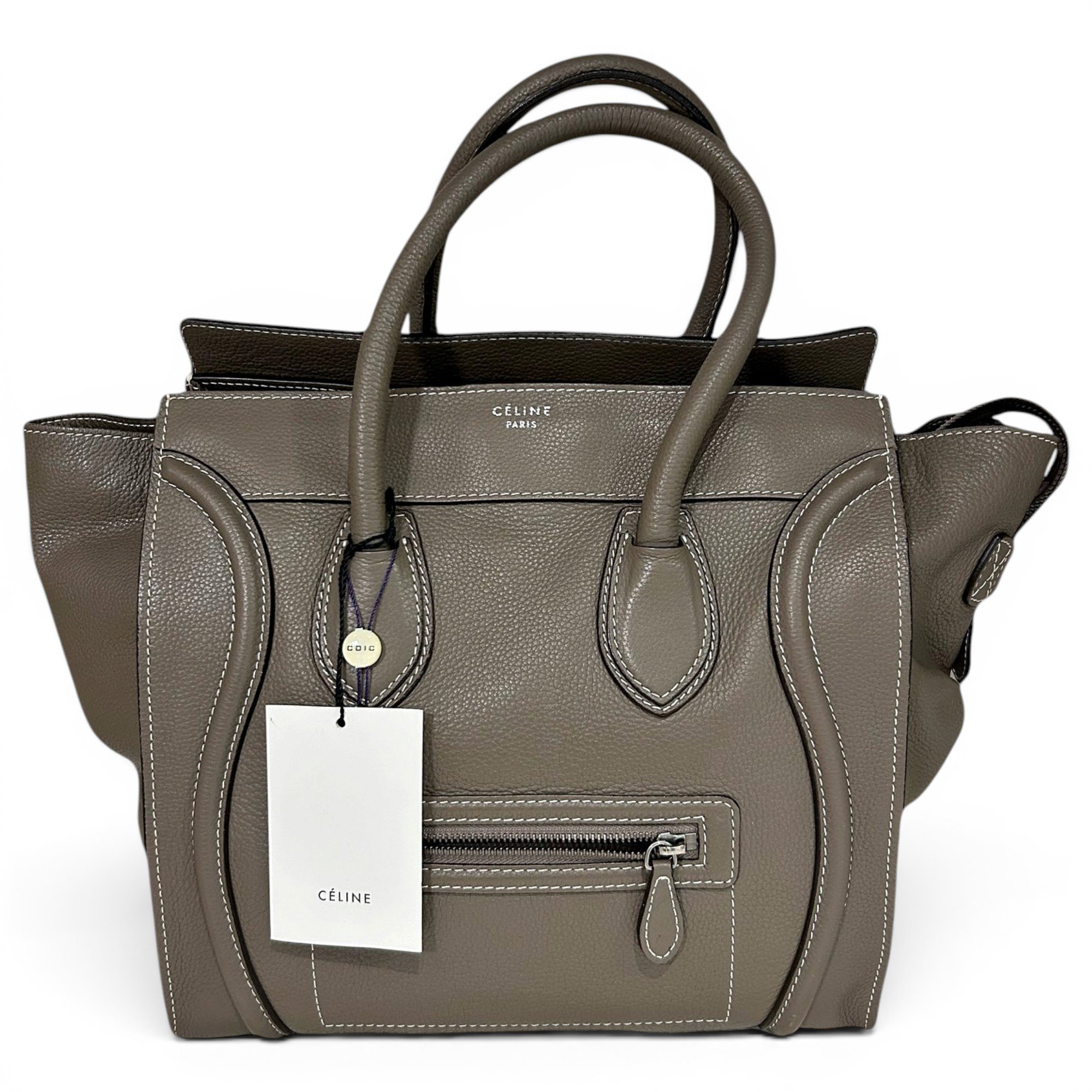Luggage leather handbag