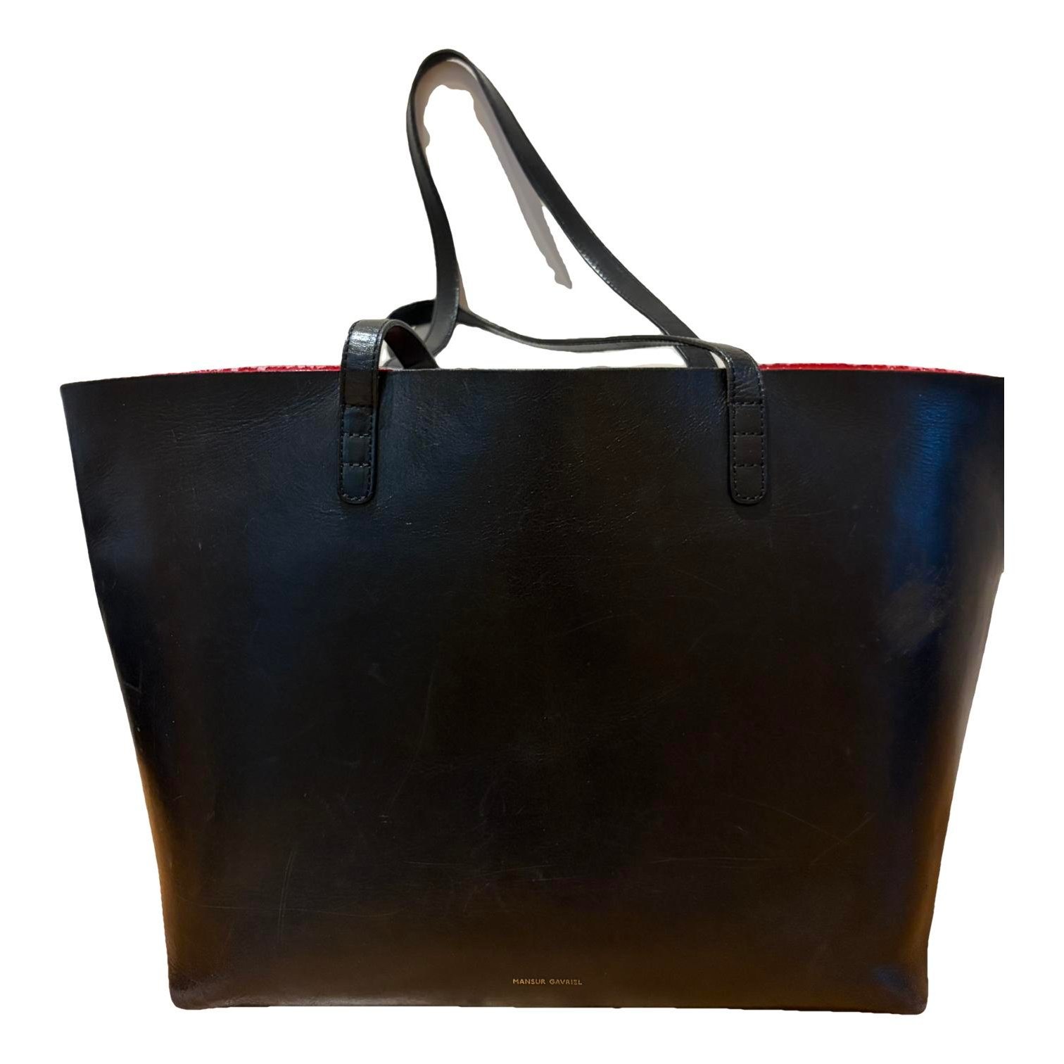 Leather tote