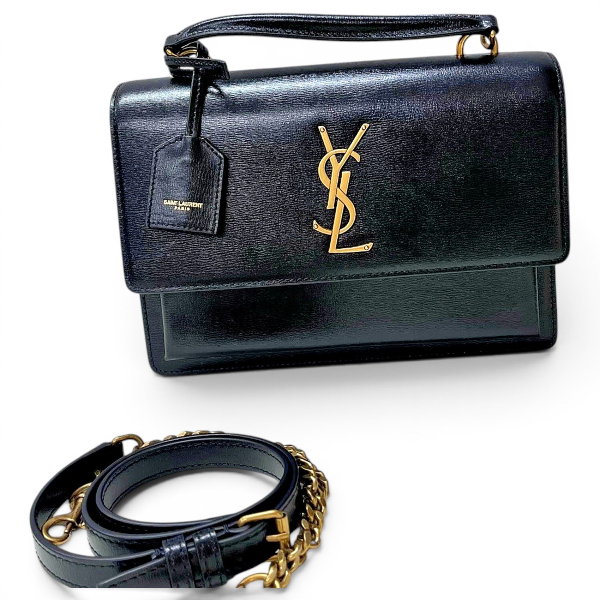 Sunset leather handbag