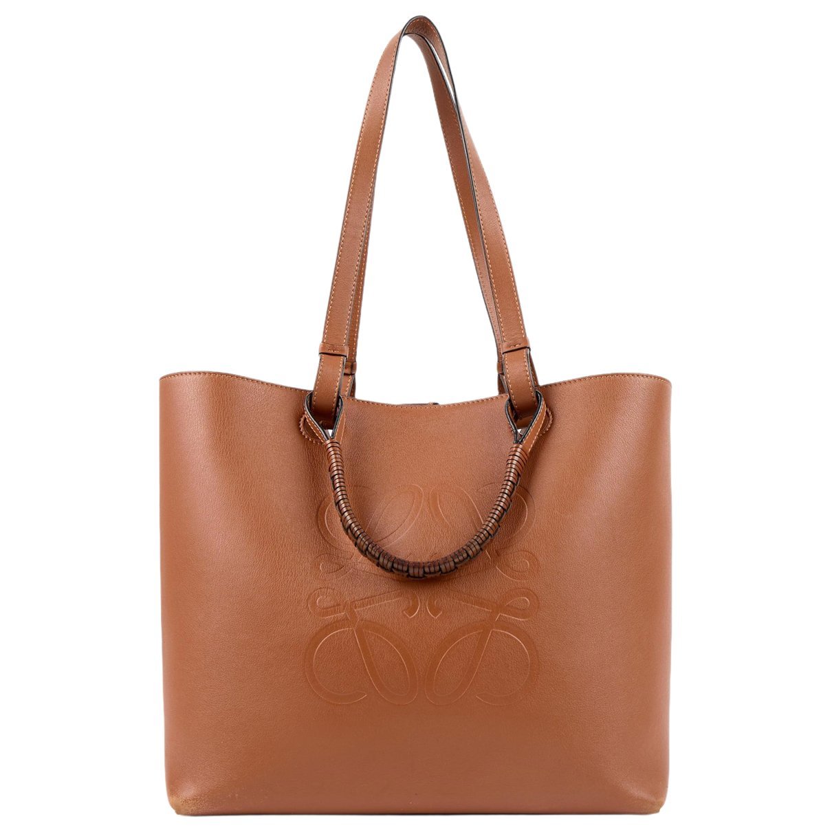 Leather tote