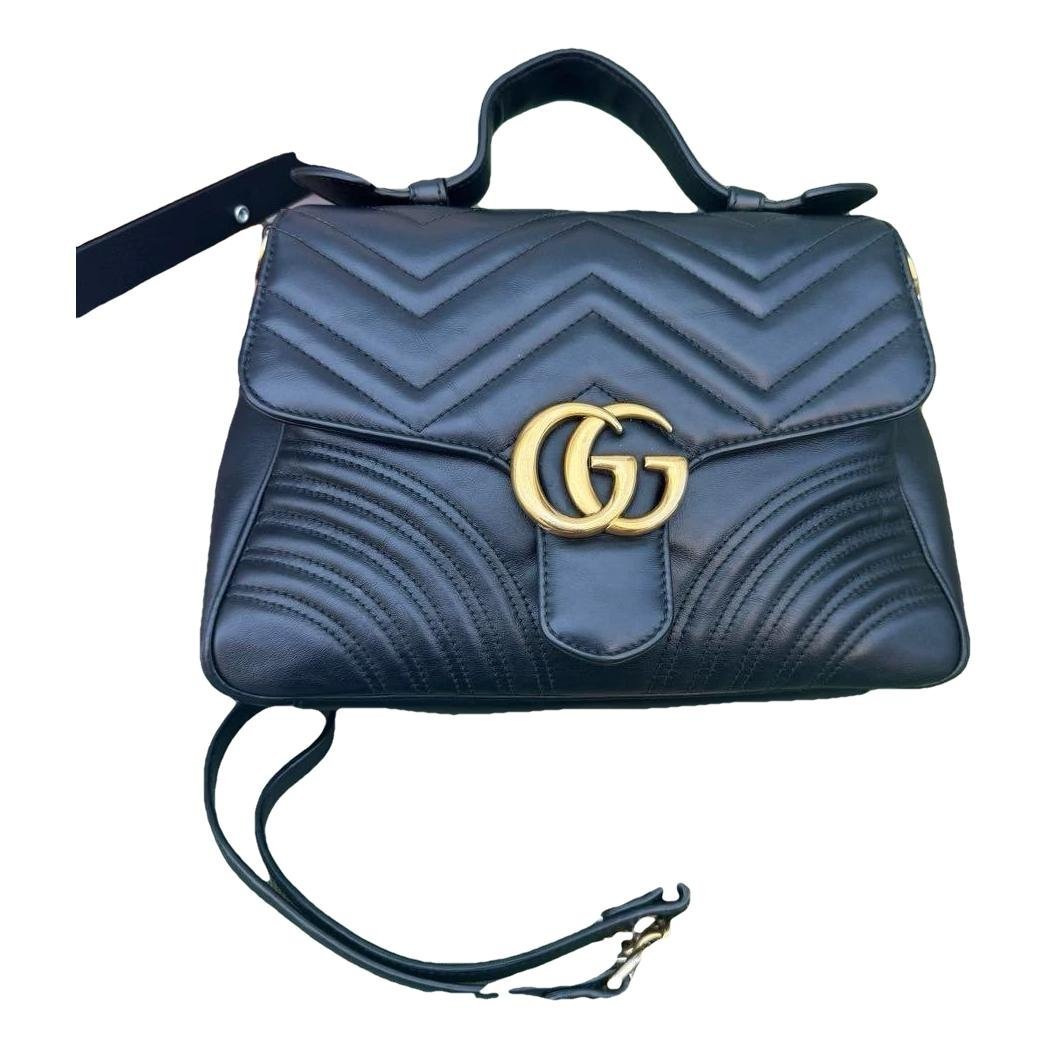 GG Marmont Flap leather handbag