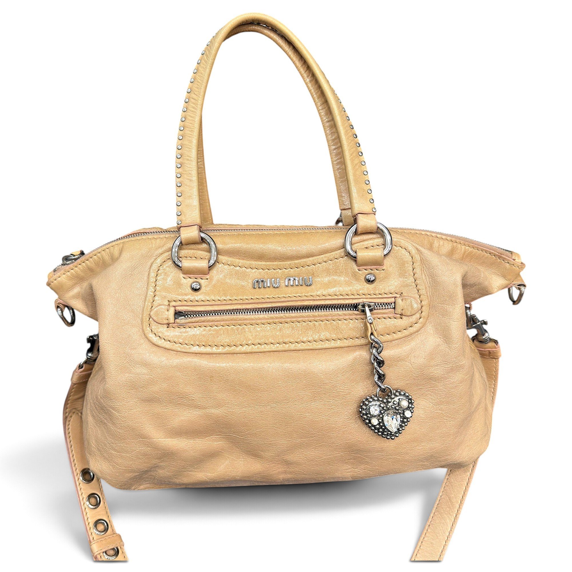 Leather handbag