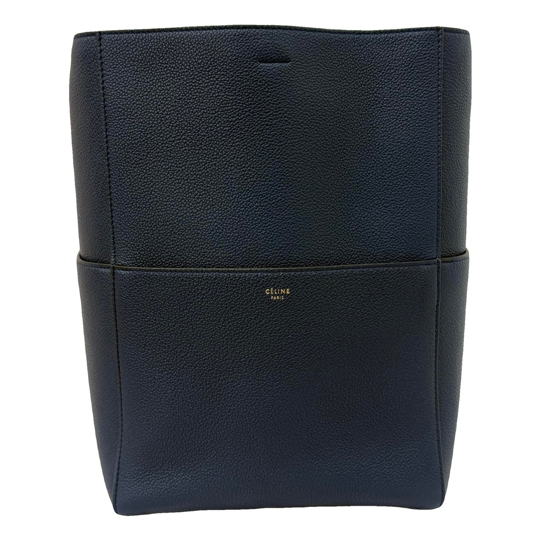 Seau Sangle leather handbag