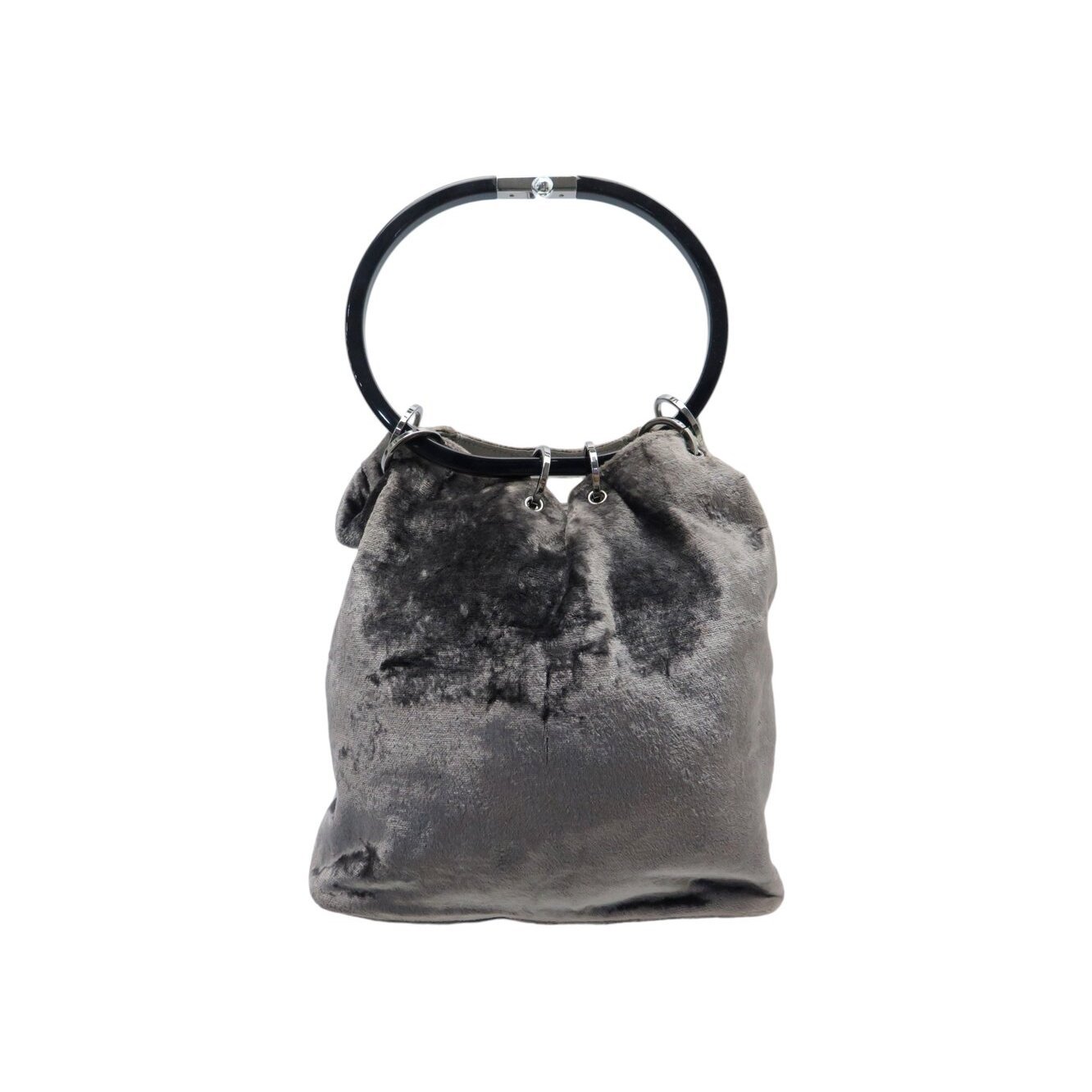 Velvet handbag
