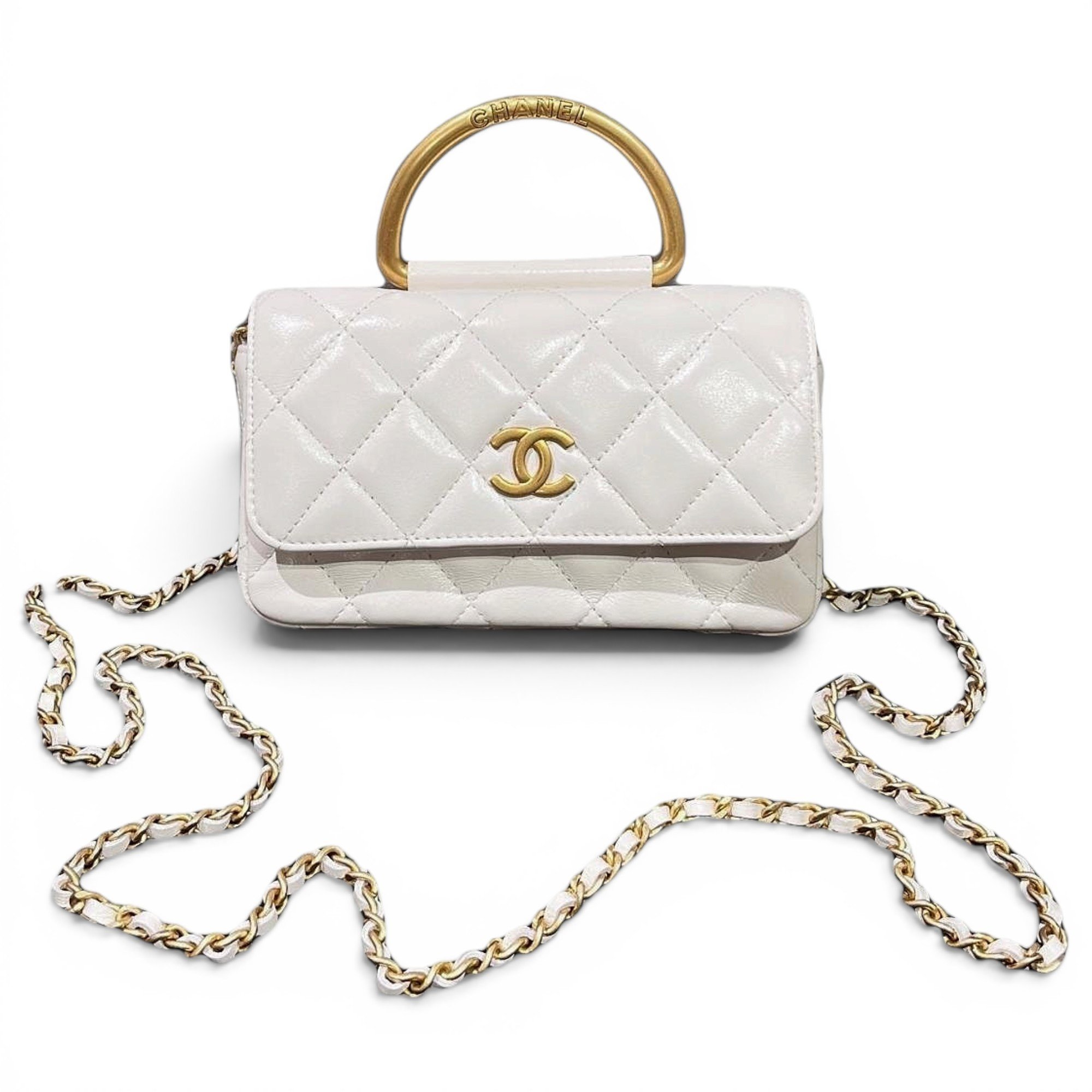 Timeless Classique Top Handle leather handbag