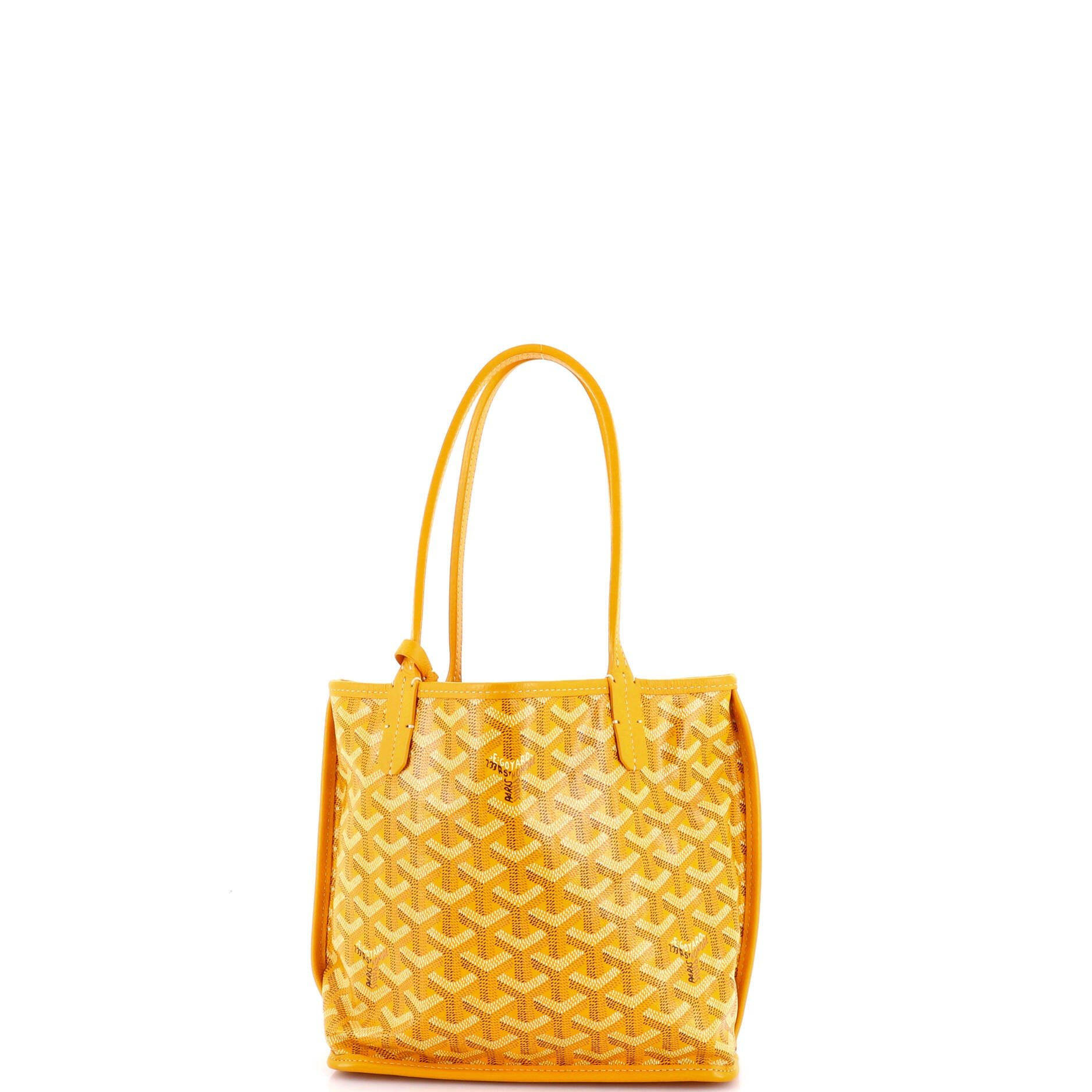 Goyard Anjou Reversible Tote Coated Canvas Mini