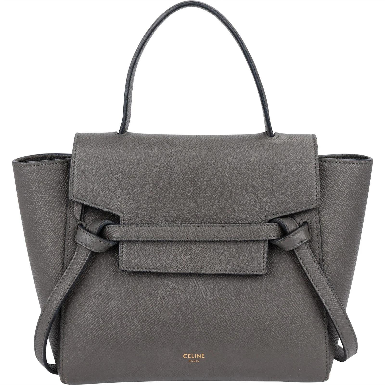 Belt leather handbag