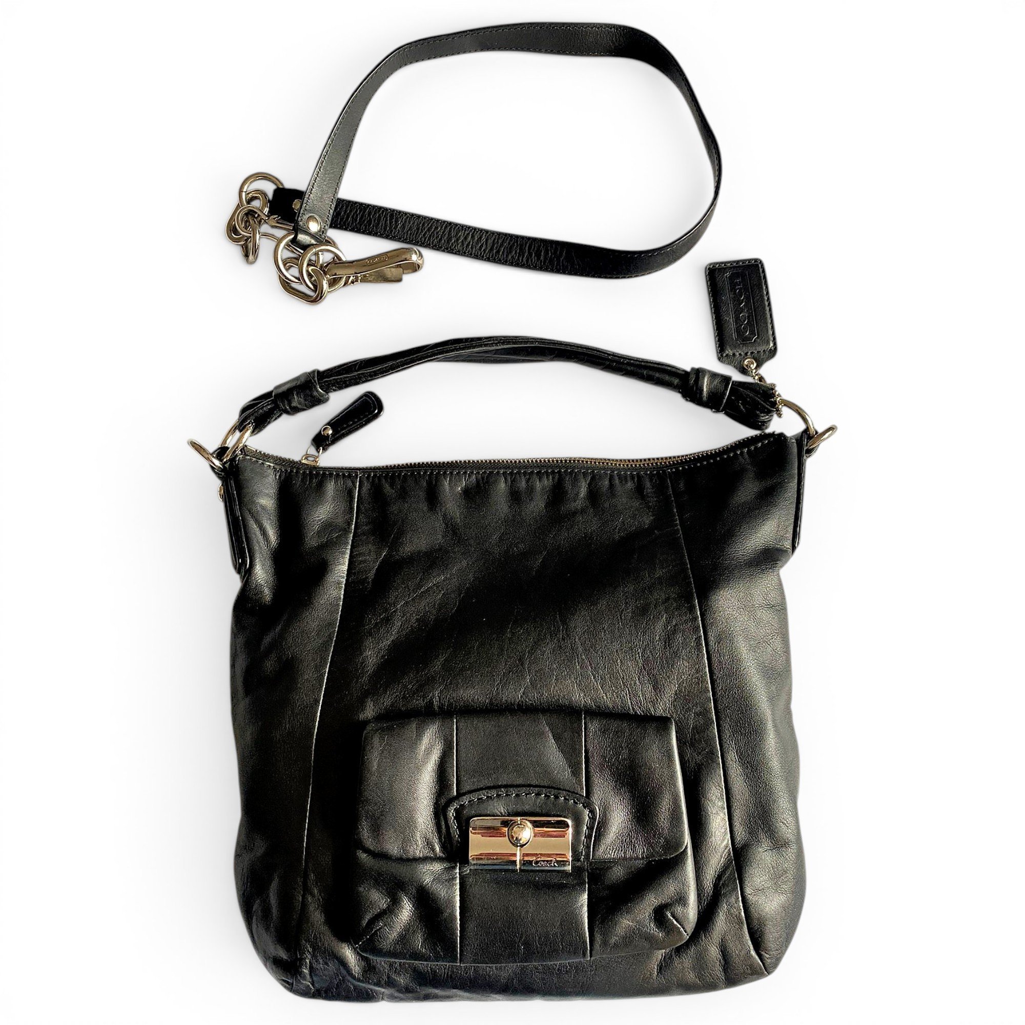 Leather crossbody bag