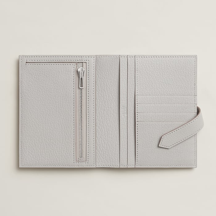 Gris Perle Bearn Compact Wallet