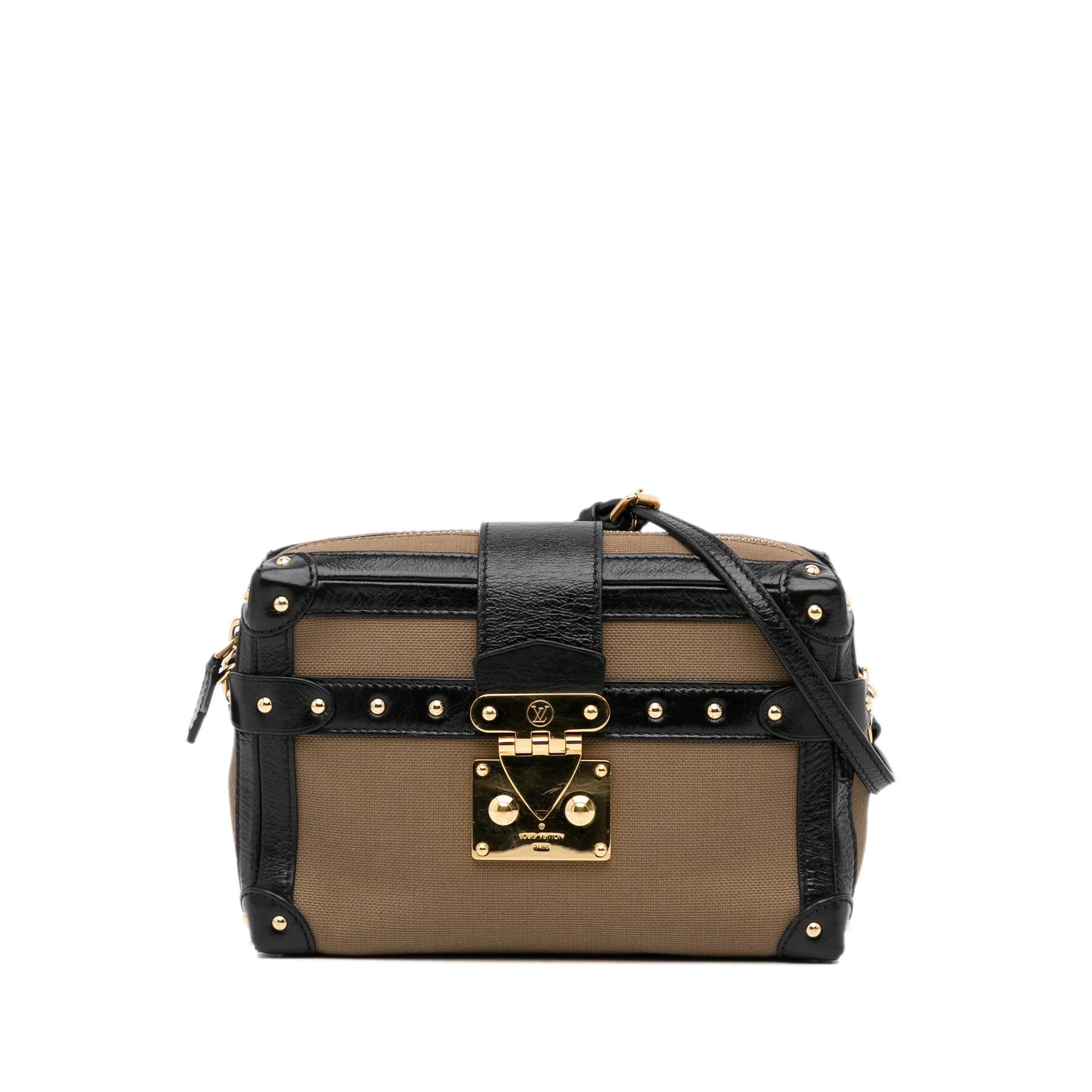 Petite Malle leather handbag